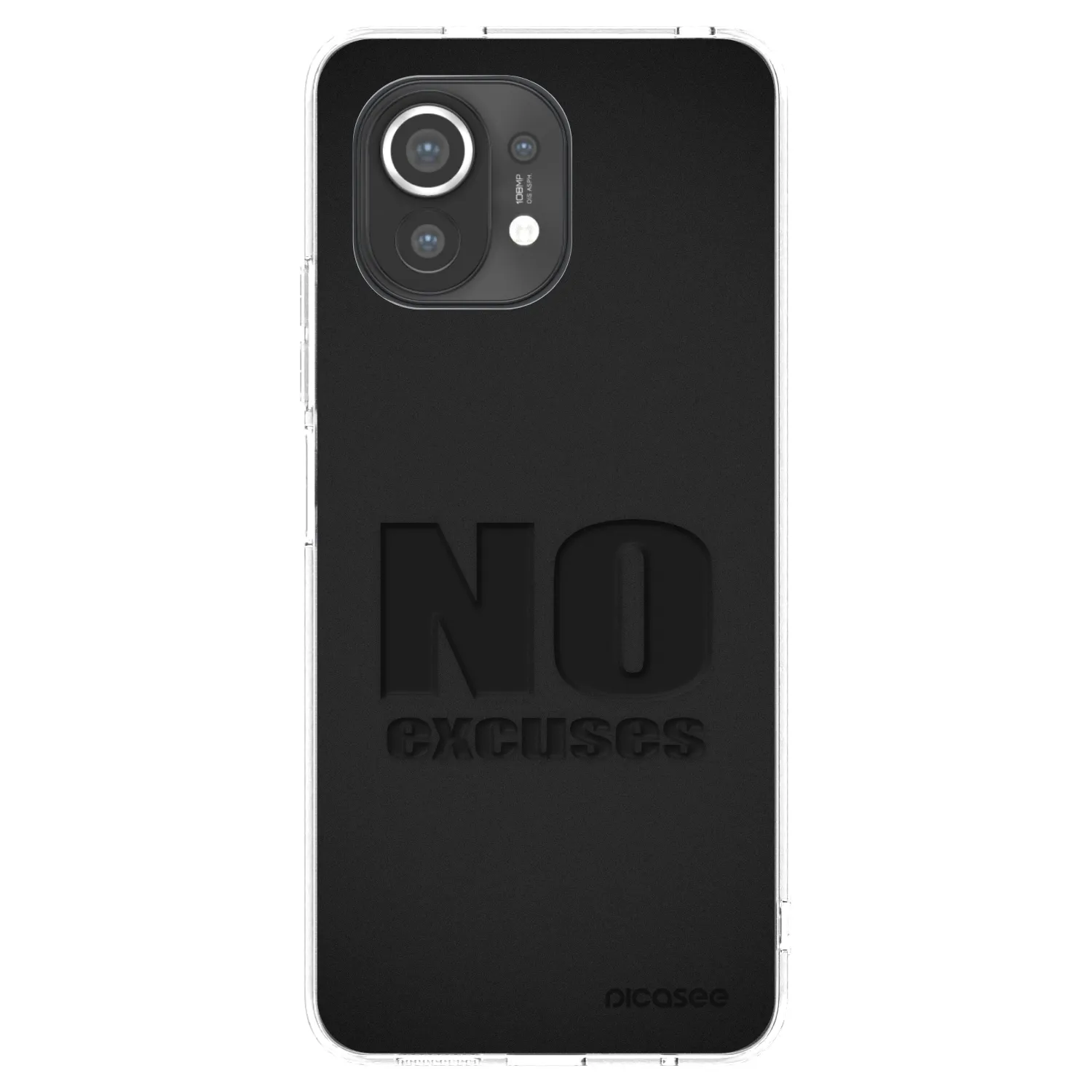Picasee átlátszó szilikon tok az alábbi mobiltelefonokra Xiaomi Mi 11 - No Excuses