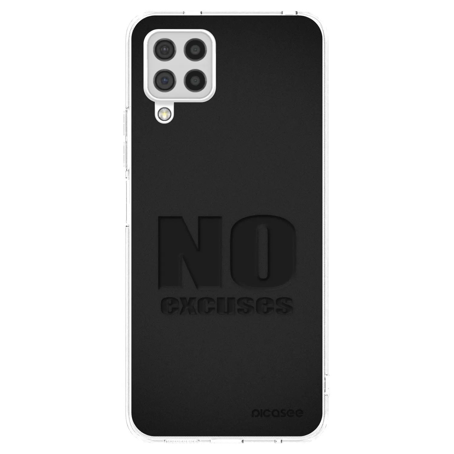 Picasee átlátszó szilikon tok az alábbi mobiltelefonokra Samsung Galaxy A22 A225F 4G - No Excuses