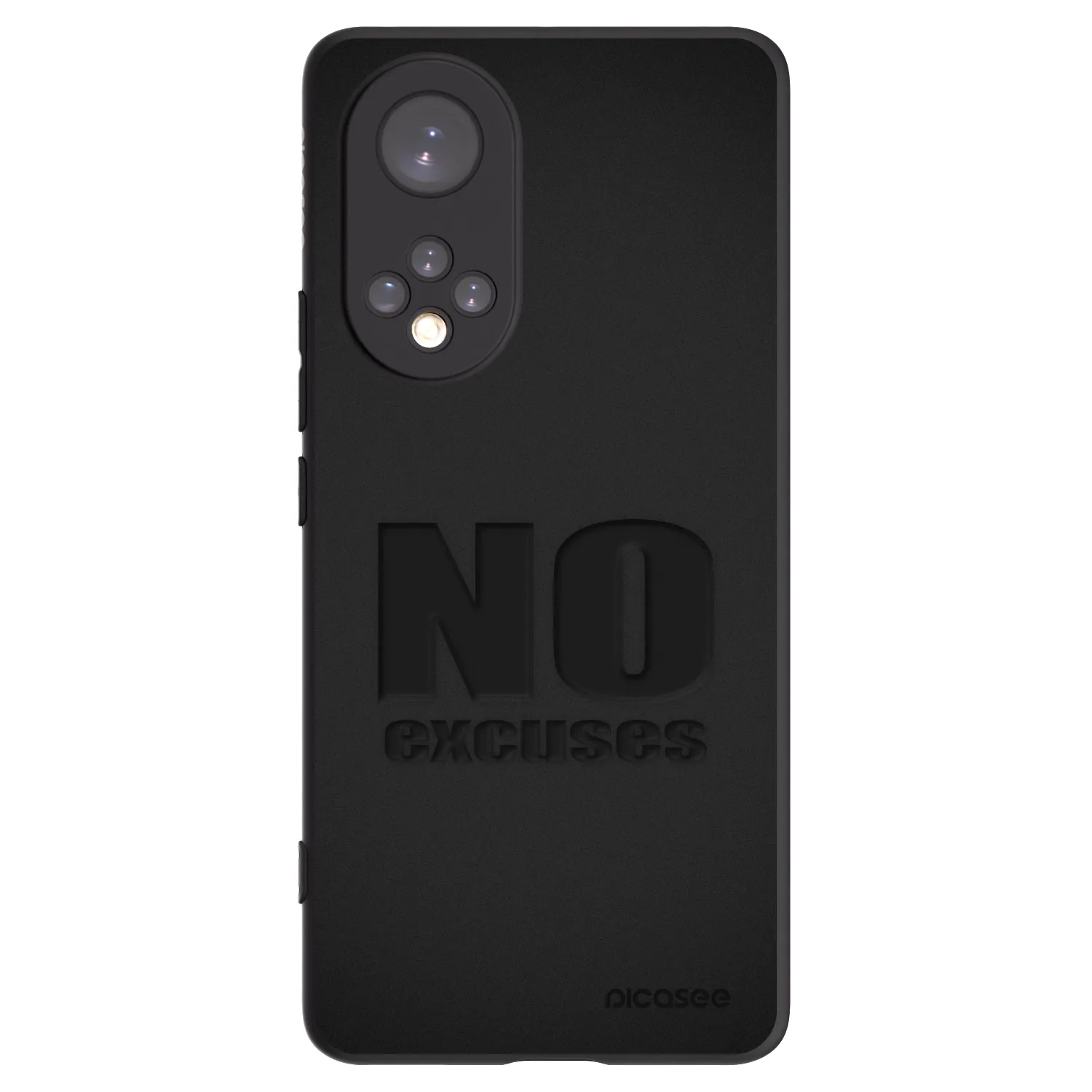 Picasee fekete szilikon tok az alábbi mobiltelefonokra Huawei Nova 9 - No Excuses