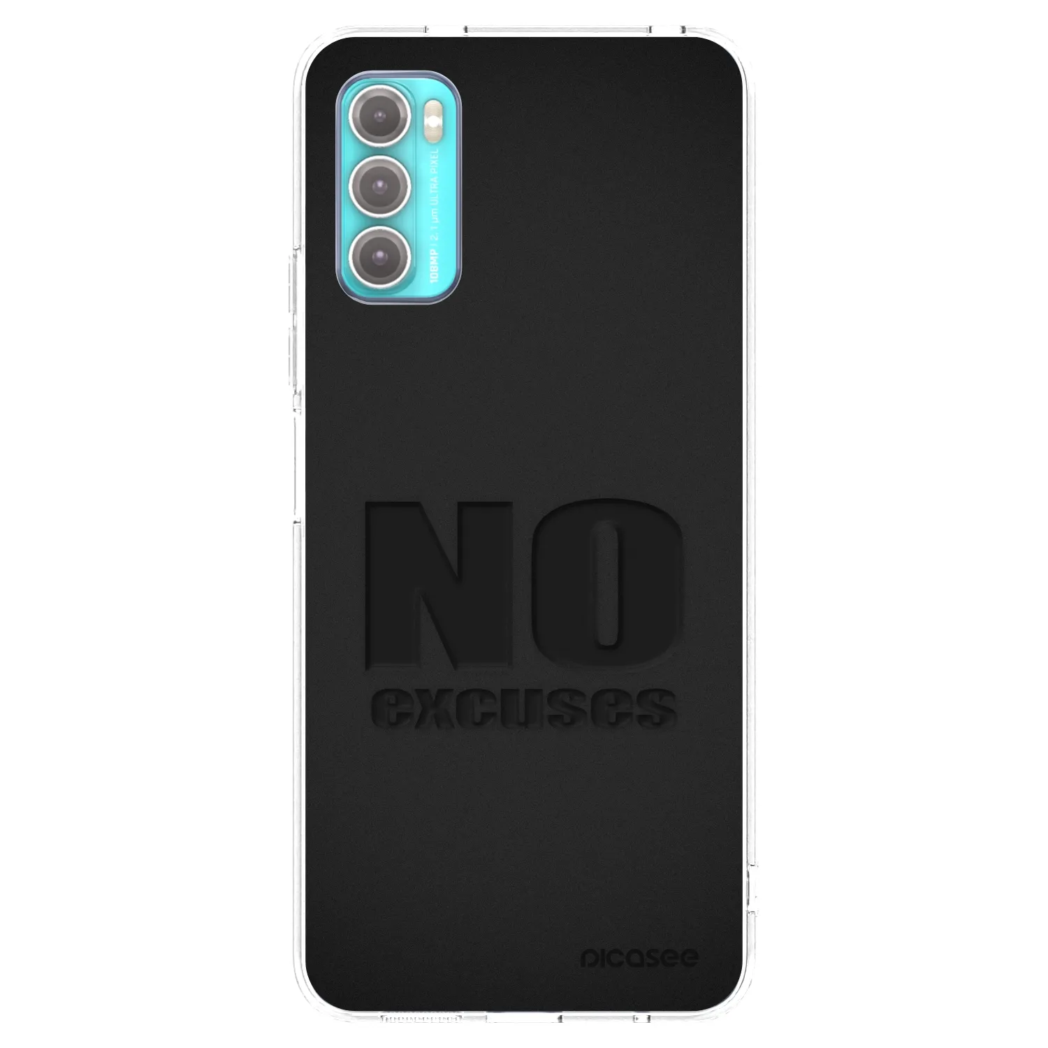 Picasee átlátszó szilikon tok az alábbi mobiltelefonokra Motorola Moto G60 - No Excuses