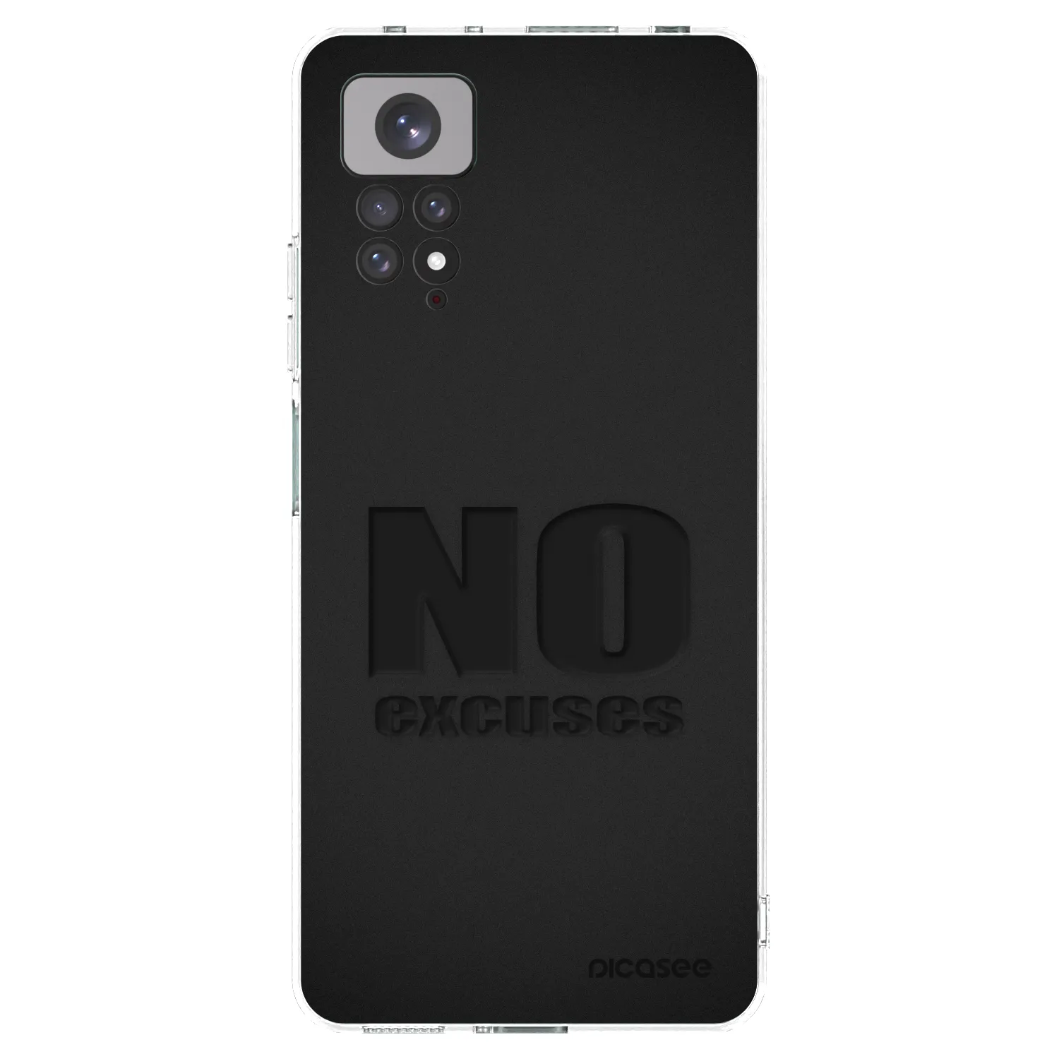 Picasee átlátszó szilikon tok az alábbi mobiltelefonokra Xiaomi Redmi Note 11S 4G - No Excuses