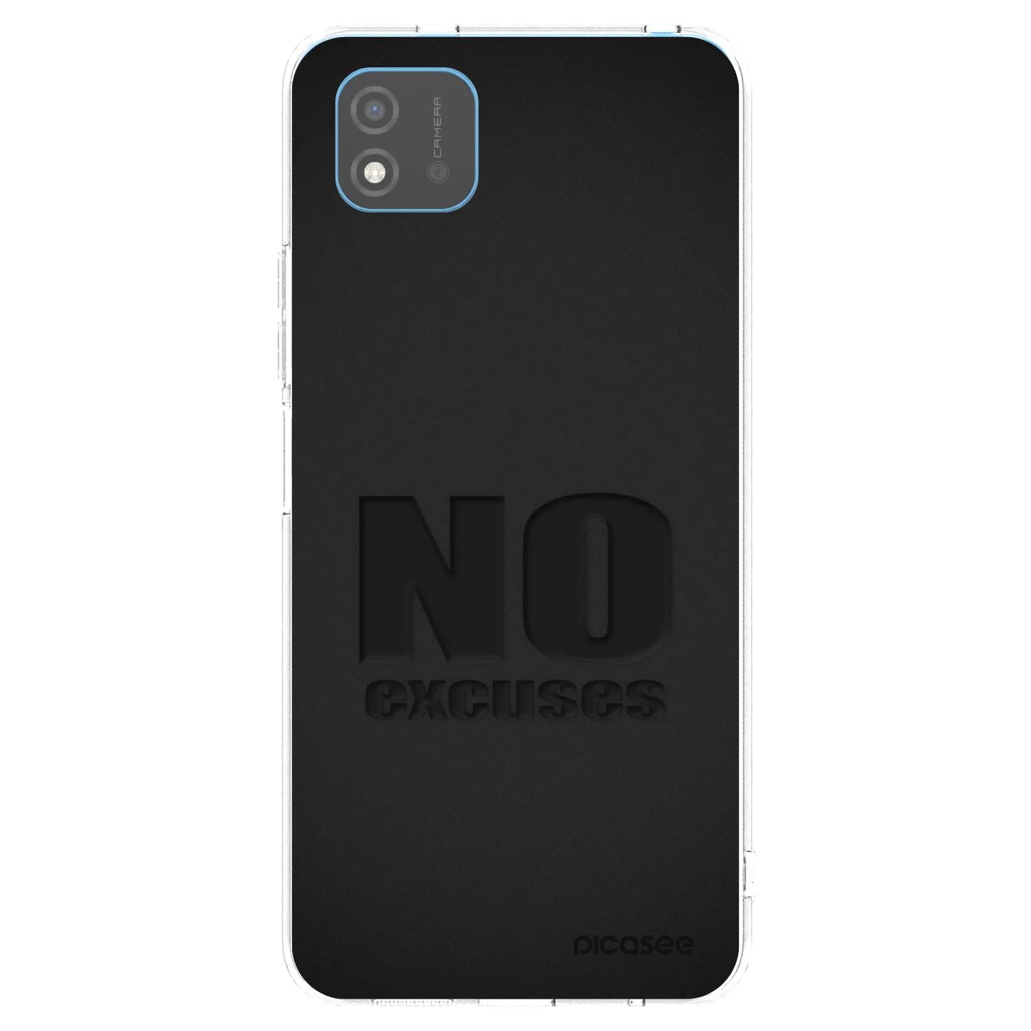 Picasee átlátszó szilikon tok az alábbi mobiltelefonokra Realme C11 (2021) - No Excuses