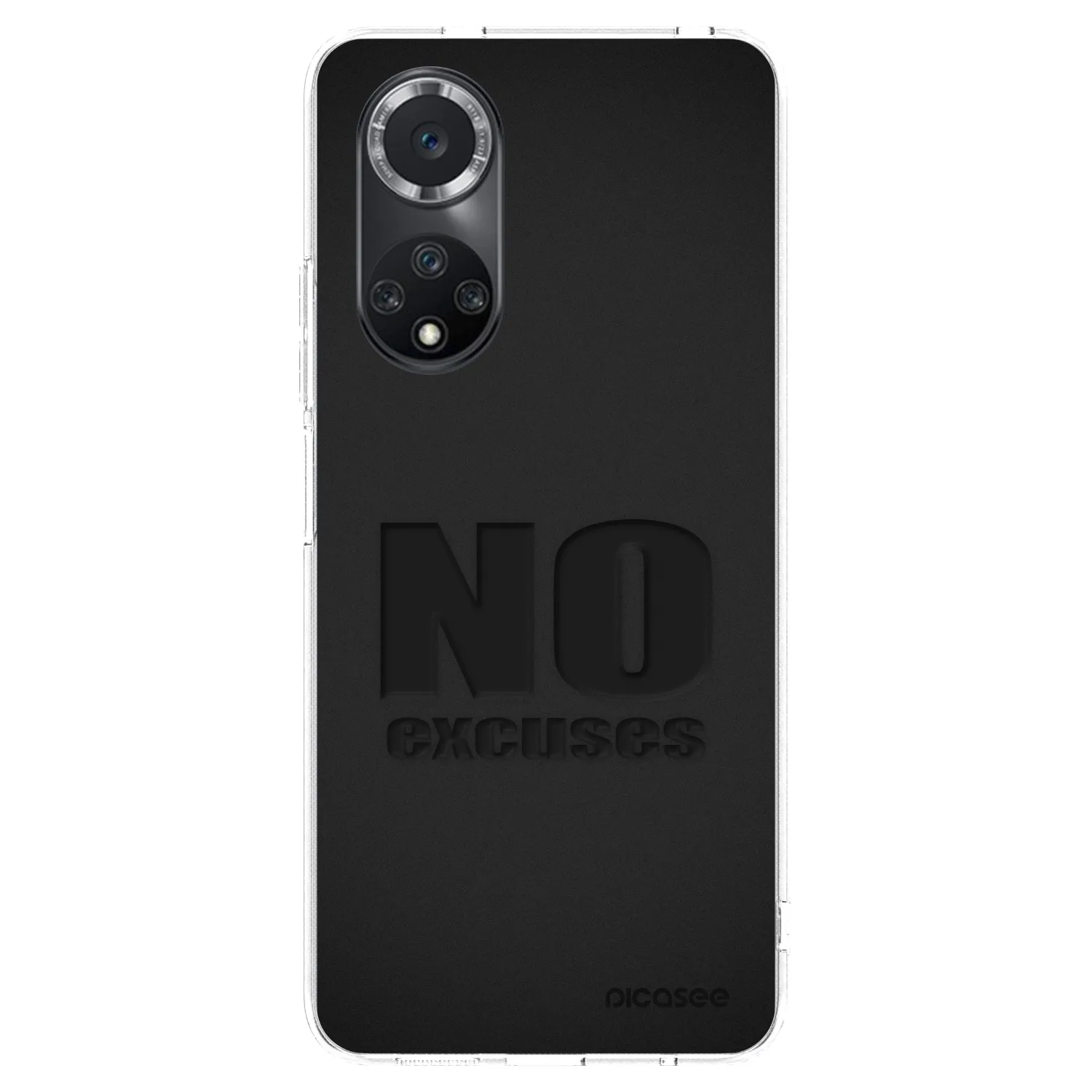 Picasee átlátszó szilikon tok az alábbi mobiltelefonokra Huawei Nova 9 SE - No Excuses