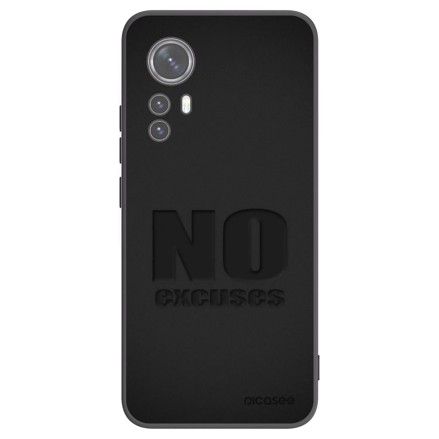 Picasee fekete szilikon tok az alábbi mobiltelefonokra Xiaomi 12 - No Excuses