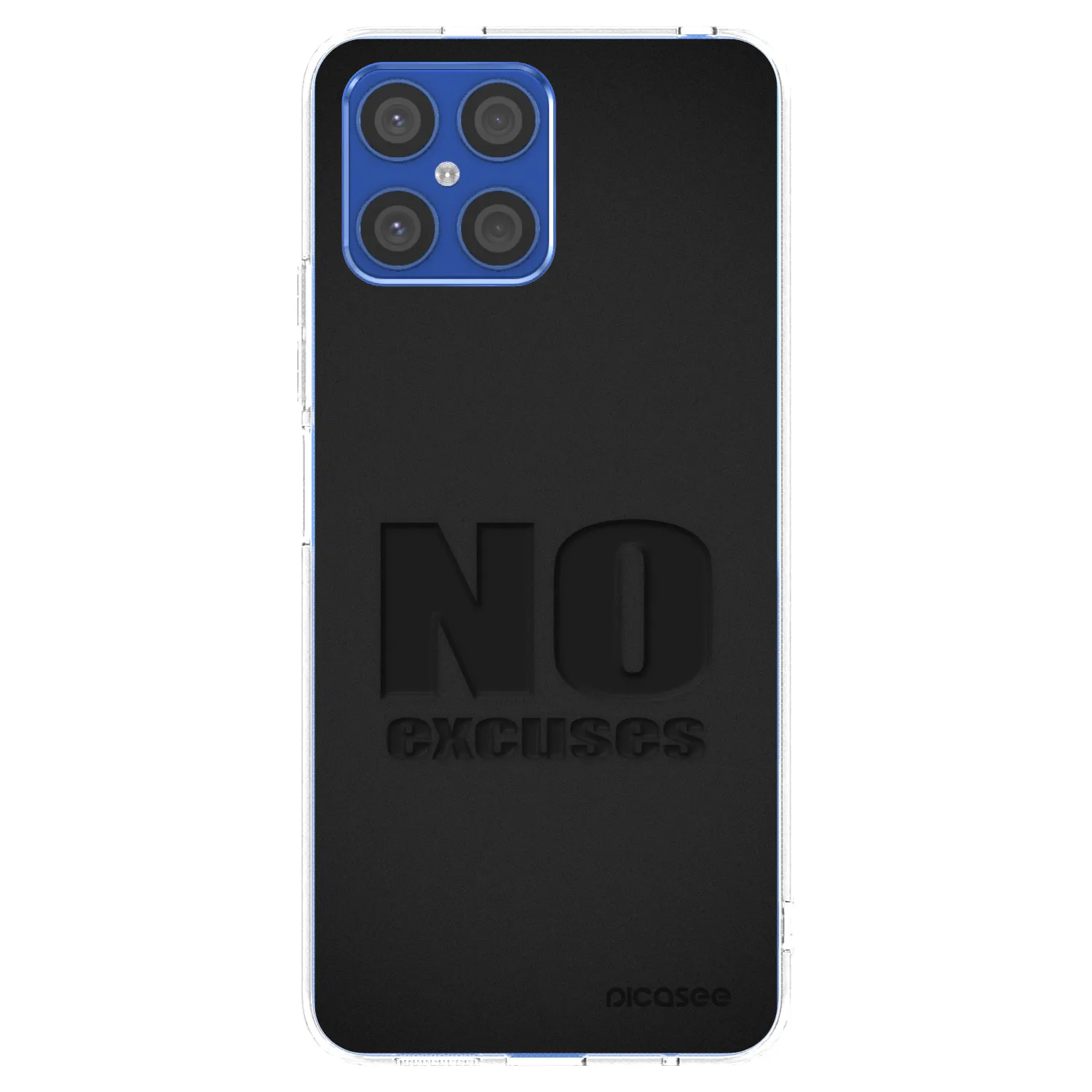 Picasee átlátszó szilikon tok az alábbi mobiltelefonokra Honor X8 4G - No Excuses