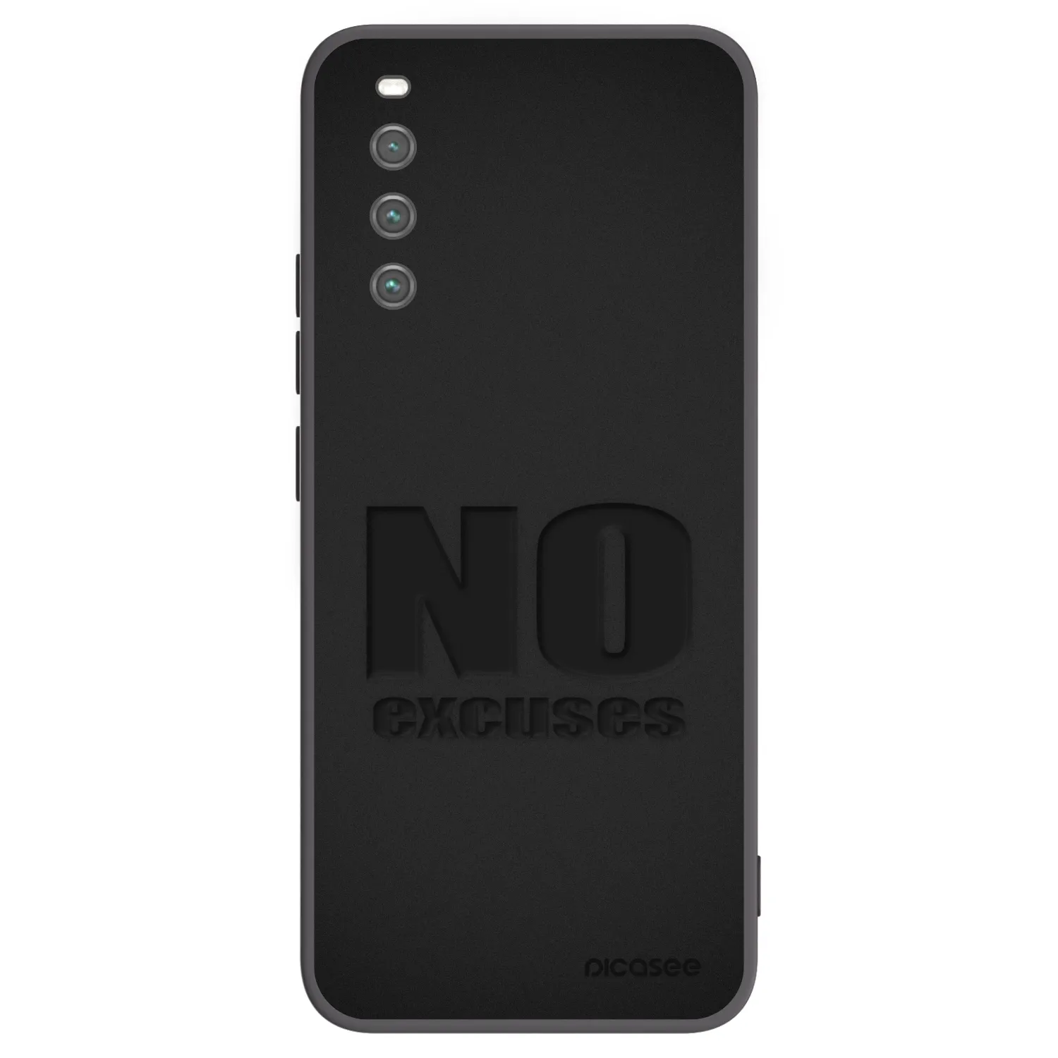 Picasee fekete szilikon tok az alábbi mobiltelefonokra Sony Xperia 10 IV 5G - No Excuses