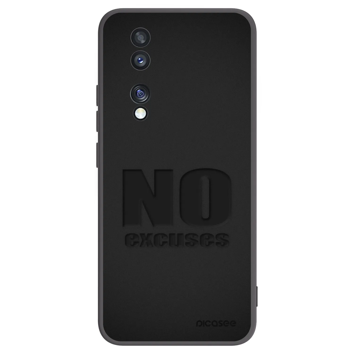 Picasee fekete szilikon tok az alábbi mobiltelefonokra Honor 70 - No Excuses
