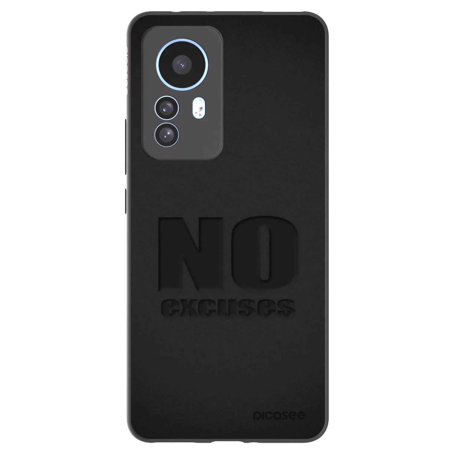 Picasee fekete szilikon tok az alábbi mobiltelefonokra Xiaomi 12T Pro - No Excuses