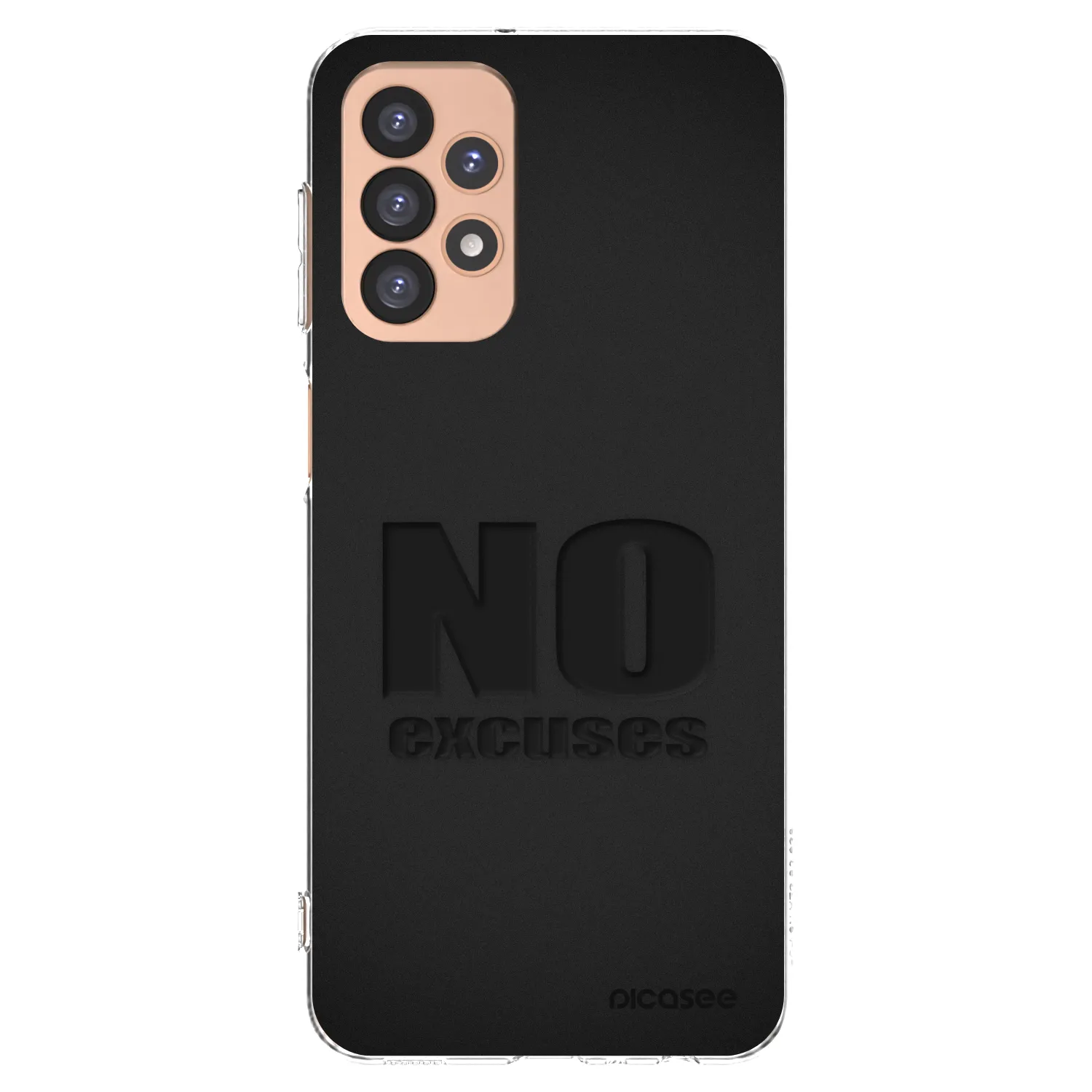Picasee átlátszó szilikon tok az alábbi mobiltelefonokra Samsung Galaxy A23 A236B 5G - No Excuses