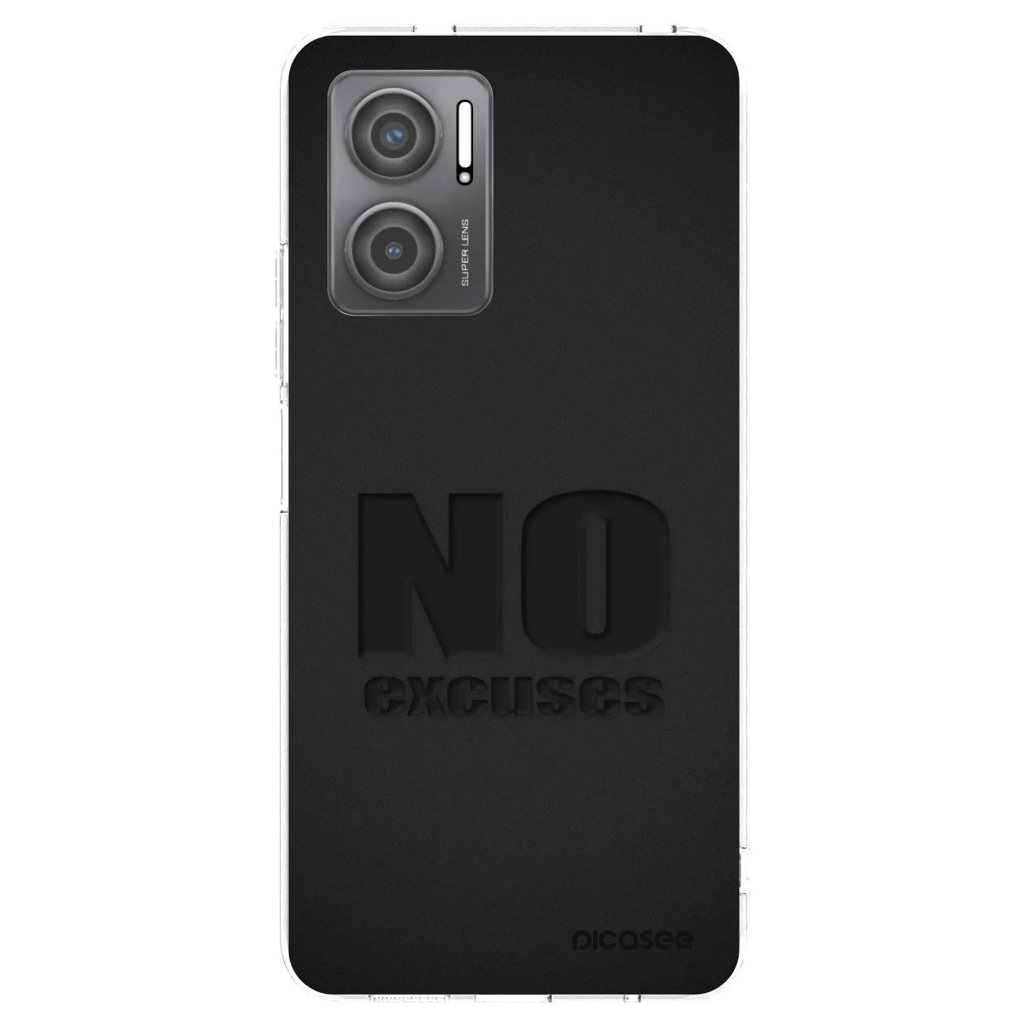 Picasee átlátszó szilikon tok az alábbi mobiltelefonokra Xiaomi Redmi 10 5G - No Excuses
