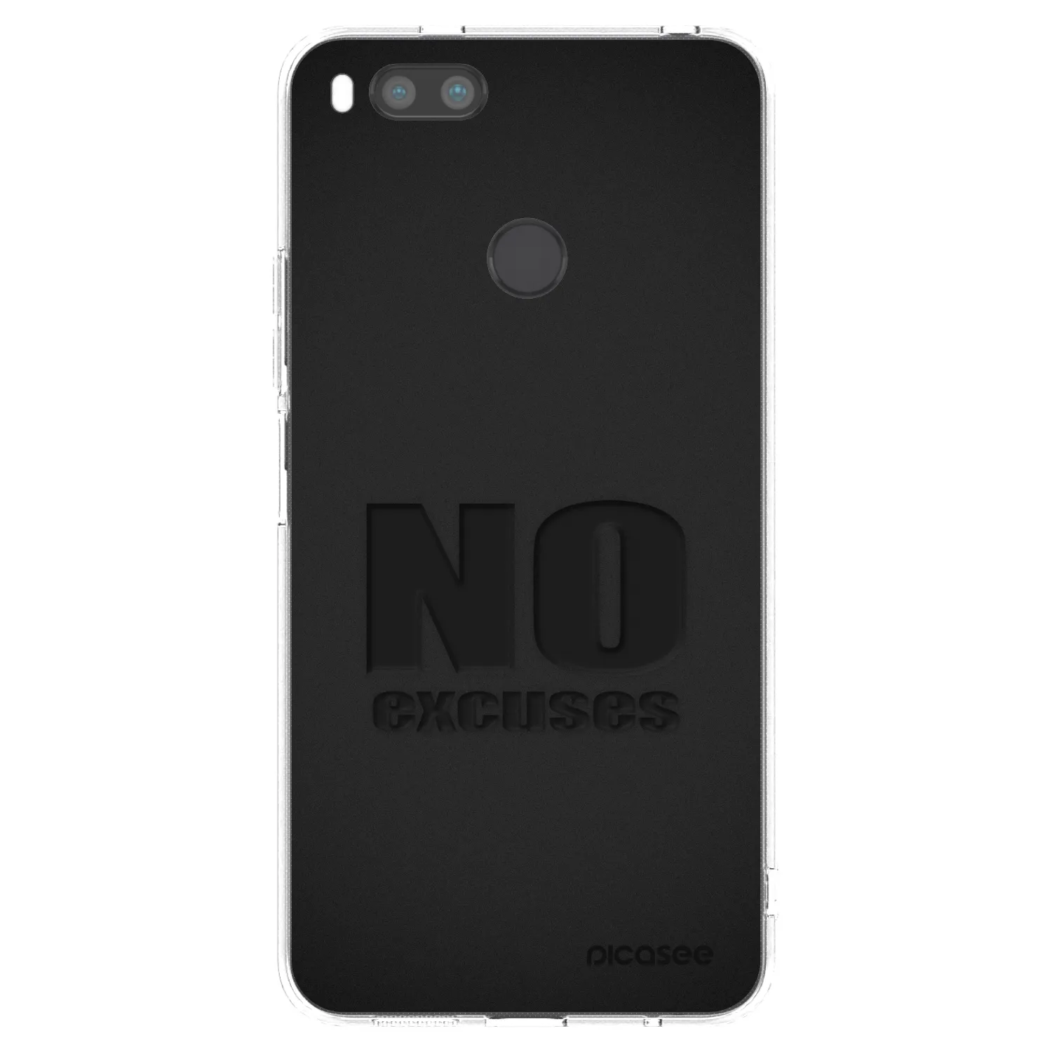 Picasee átlátszó szilikon tok az alábbi mobiltelefonokra Xiaomi Redmi A1 - No Excuses