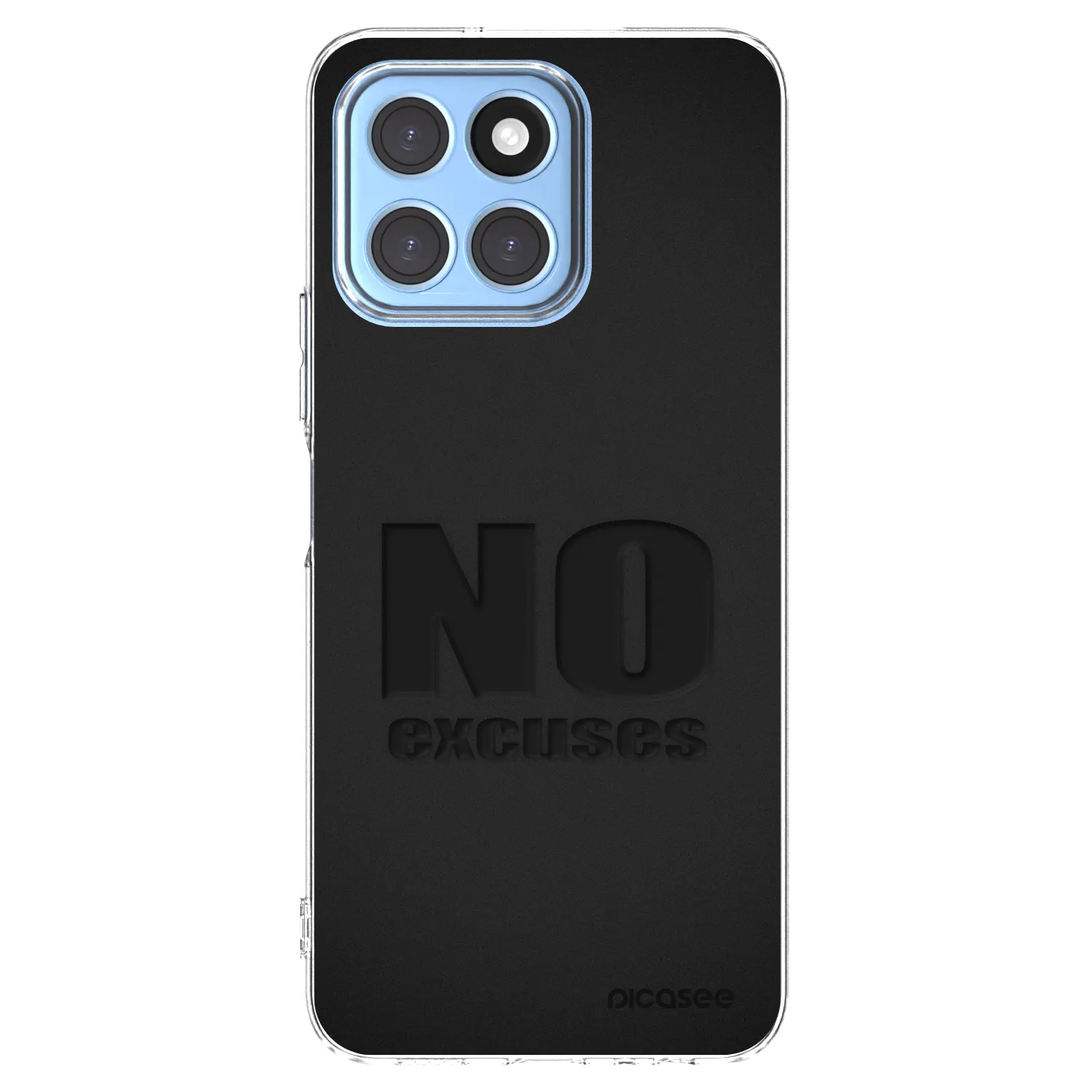 Picasee átlátszó szilikon tok az alábbi mobiltelefonokra Honor X6 - No Excuses