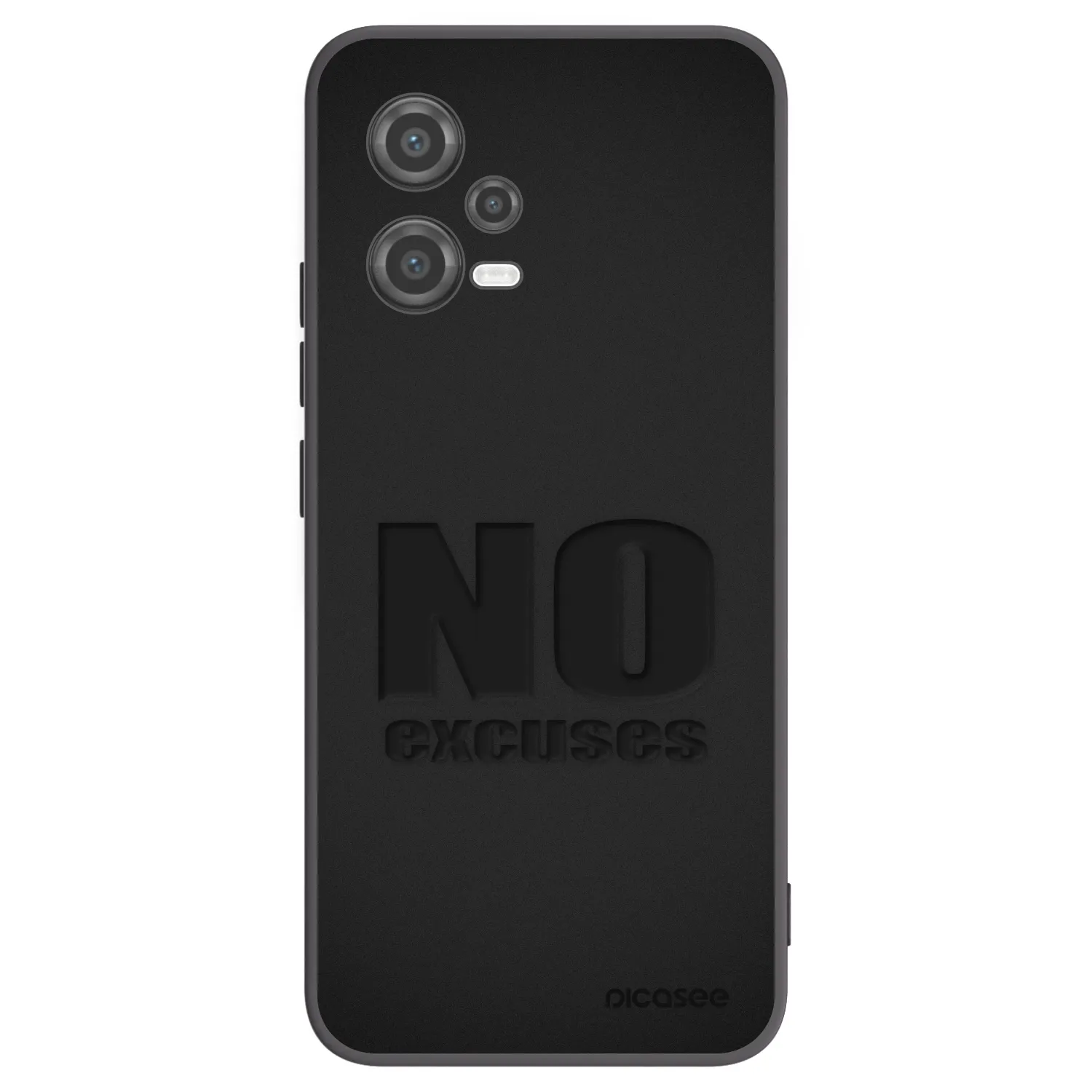 Picasee fekete szilikon tok az alábbi mobiltelefonokra Xiaomi Poco X5 - No Excuses