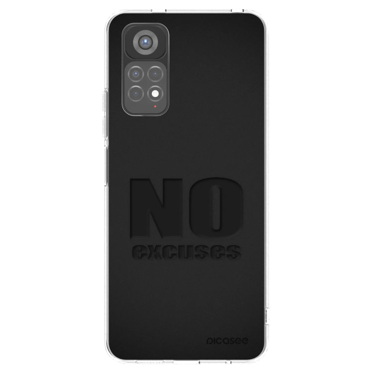 Picasee átlátszó szilikon tok az alábbi mobiltelefonokra Xiaomi Redmi Note 11S 5G - No Excuses