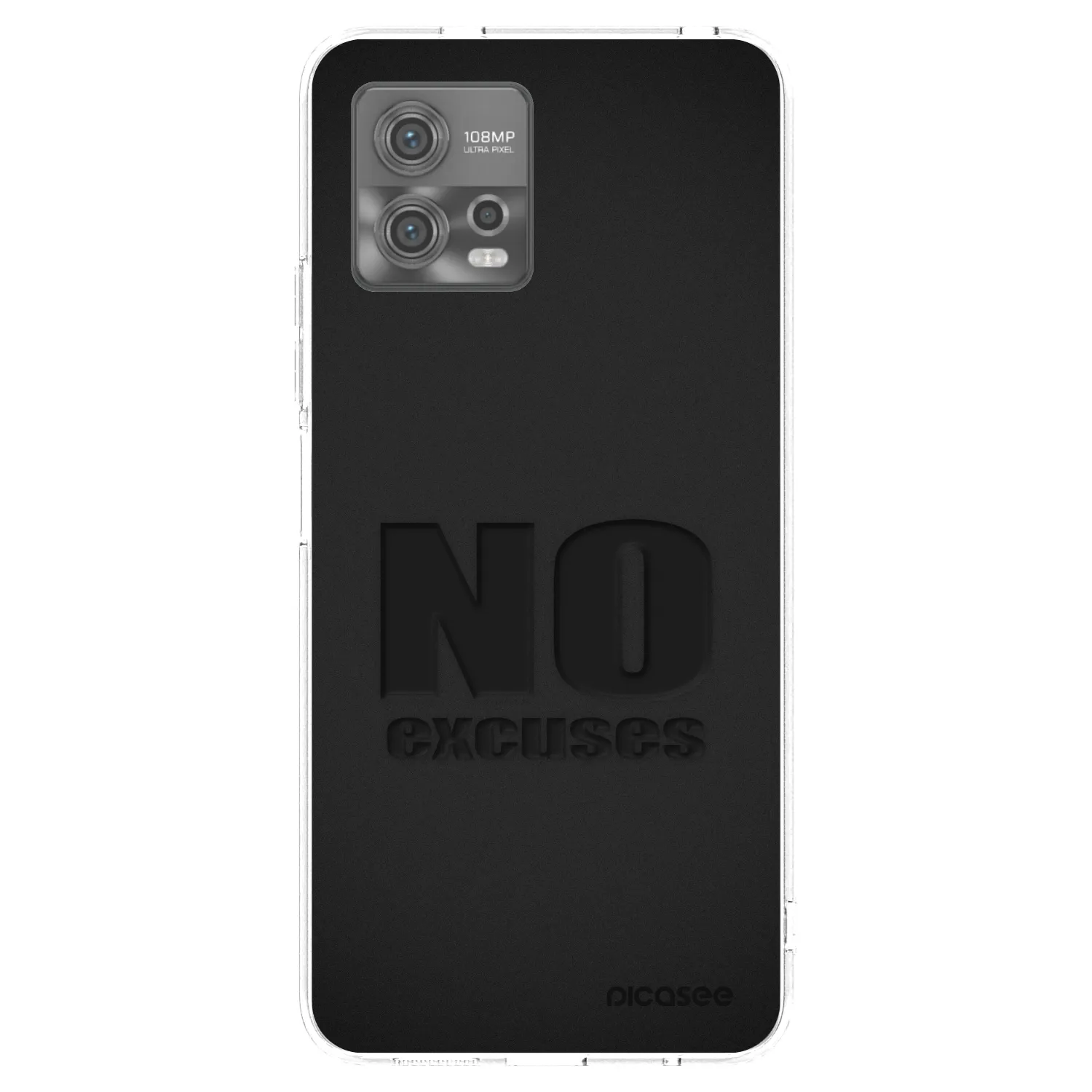 Picasee átlátszó szilikon tok az alábbi mobiltelefonokra Motorola Moto G72 - No Excuses
