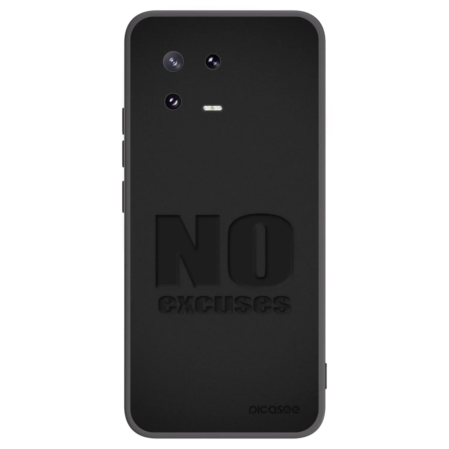 Picasee fekete szilikon tok az alábbi mobiltelefonokra Xiaomi 13 Pro - No Excuses