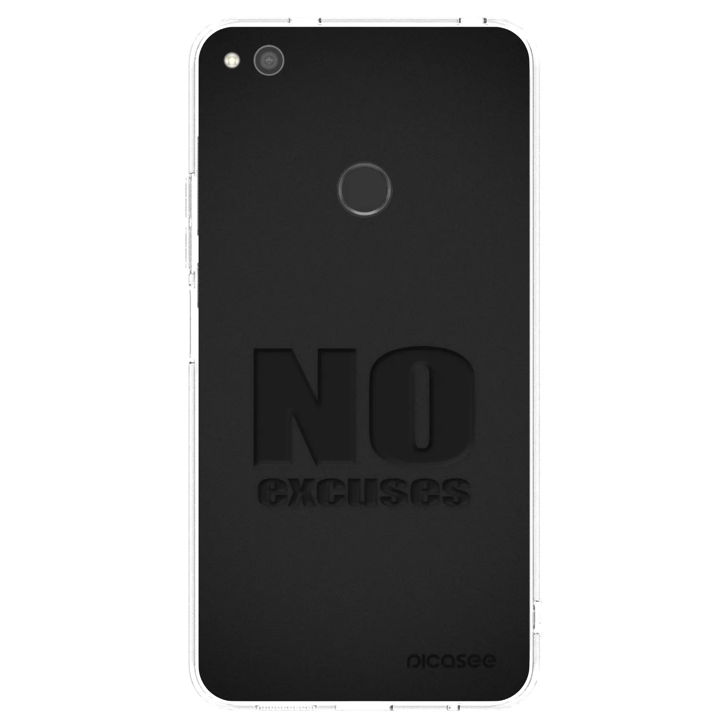 Picasee átlátszó szilikon tok az alábbi mobiltelefonokra Huawei P9 Lite 2017 - No Excuses