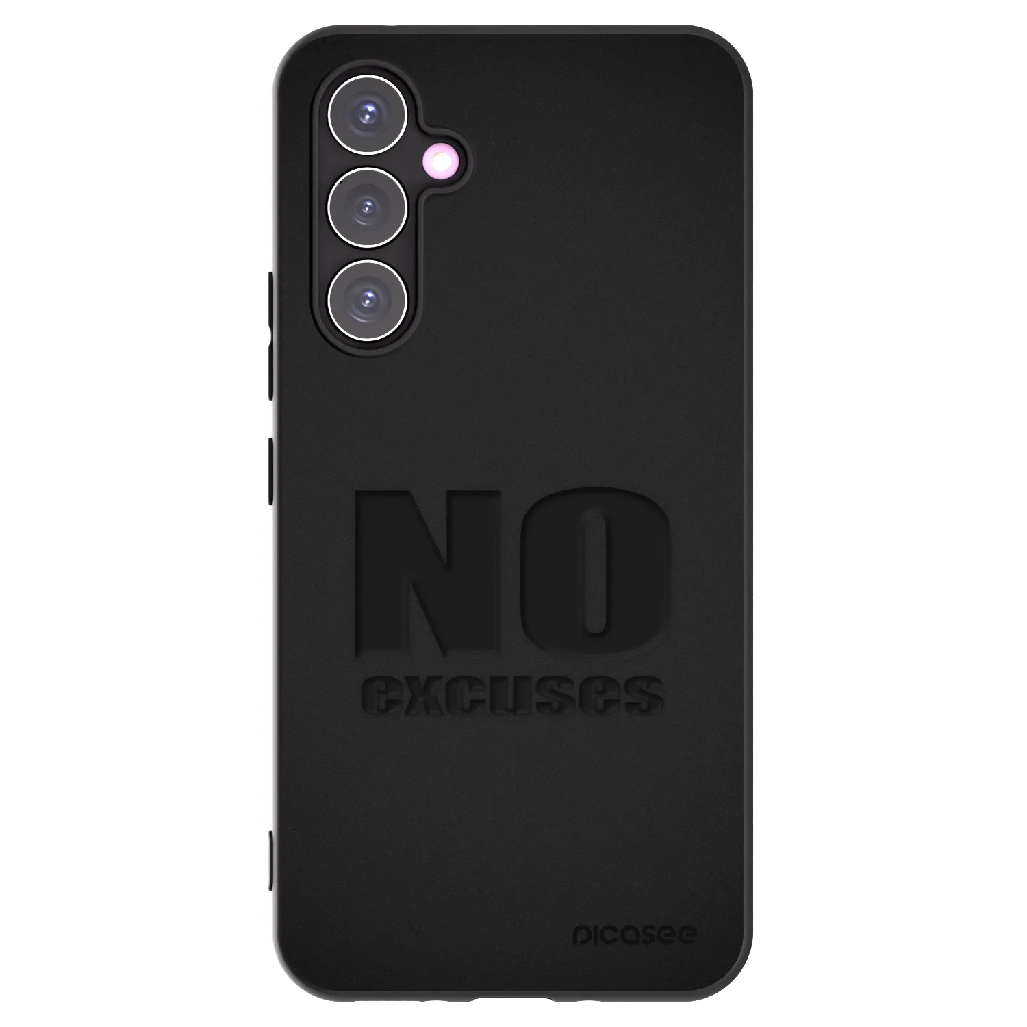 Picasee fekete szilikon tok az alábbi mobiltelefonokra Samsung Galaxy A54 5G A546B - No Excuses