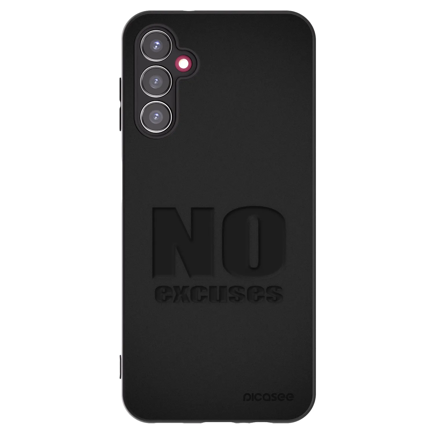 Picasee fekete szilikon tok az alábbi mobiltelefonokra Samsung Galaxy A14 5G A146P - No Excuses