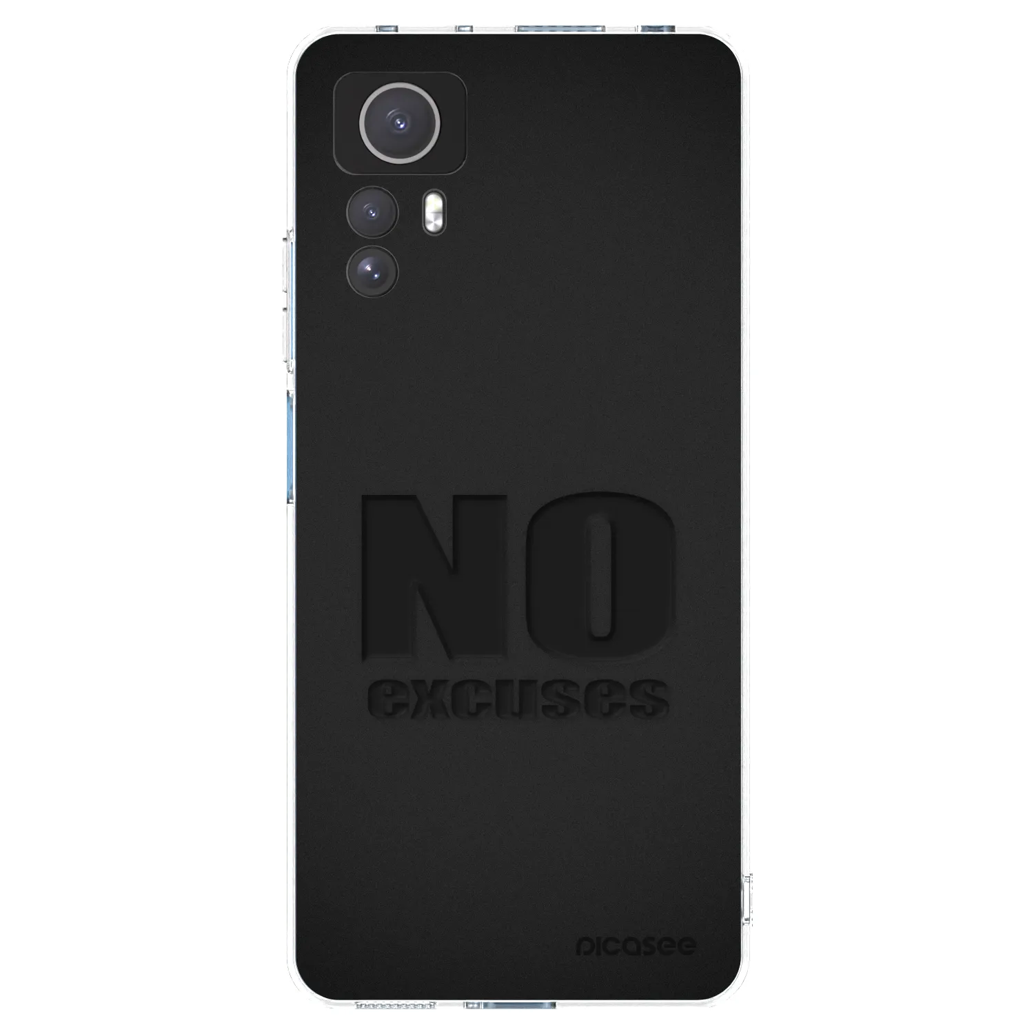 Picasee átlátszó szilikon tok az alábbi mobiltelefonokra Xiaomi Redmi Note 12S - No Excuses