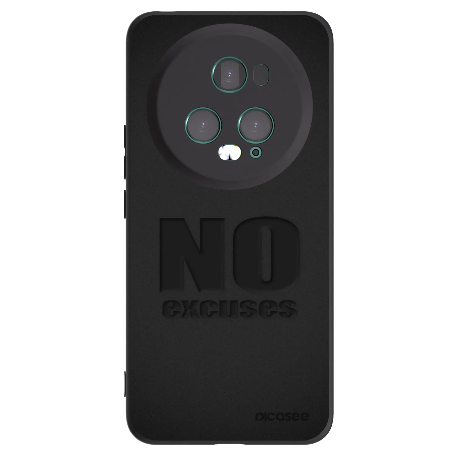 Picasee fekete szilikon tok az alábbi mobiltelefonokra Honor Magic5 Pro - No Excuses