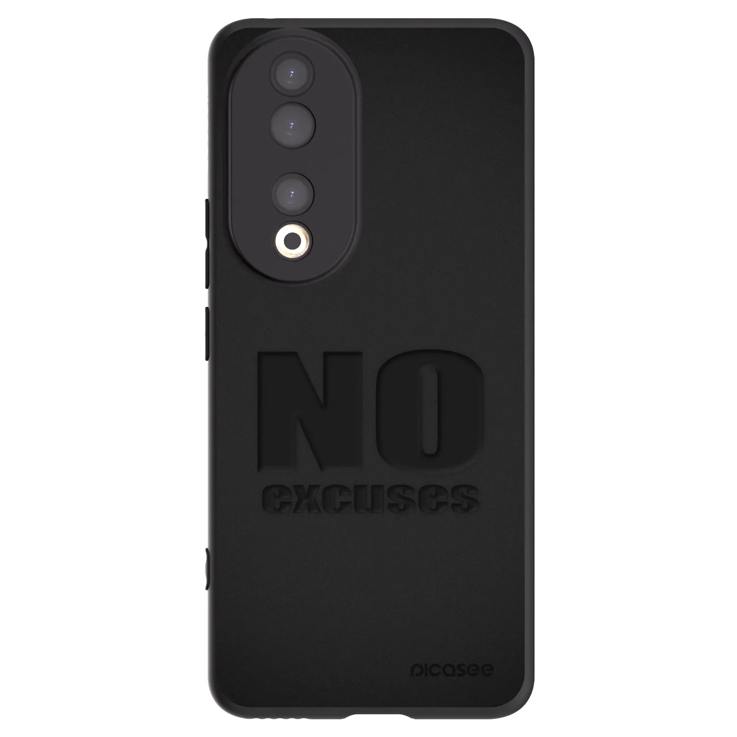 Picasee fekete szilikon tok az alábbi mobiltelefonokra Honor 90 5G - No Excuses