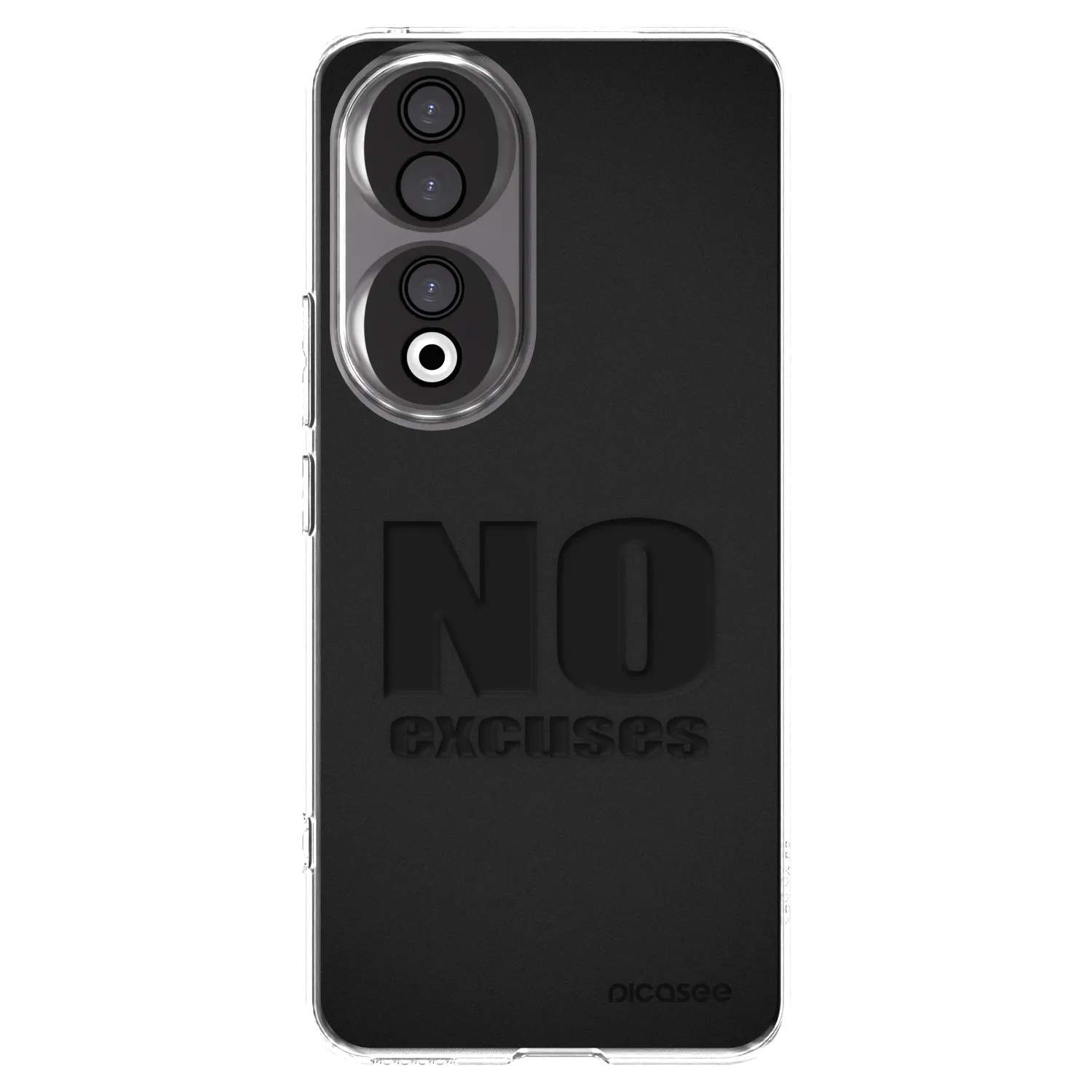 Picasee átlátszó szilikon tok az alábbi mobiltelefonokra Honor 90 5G - No Excuses