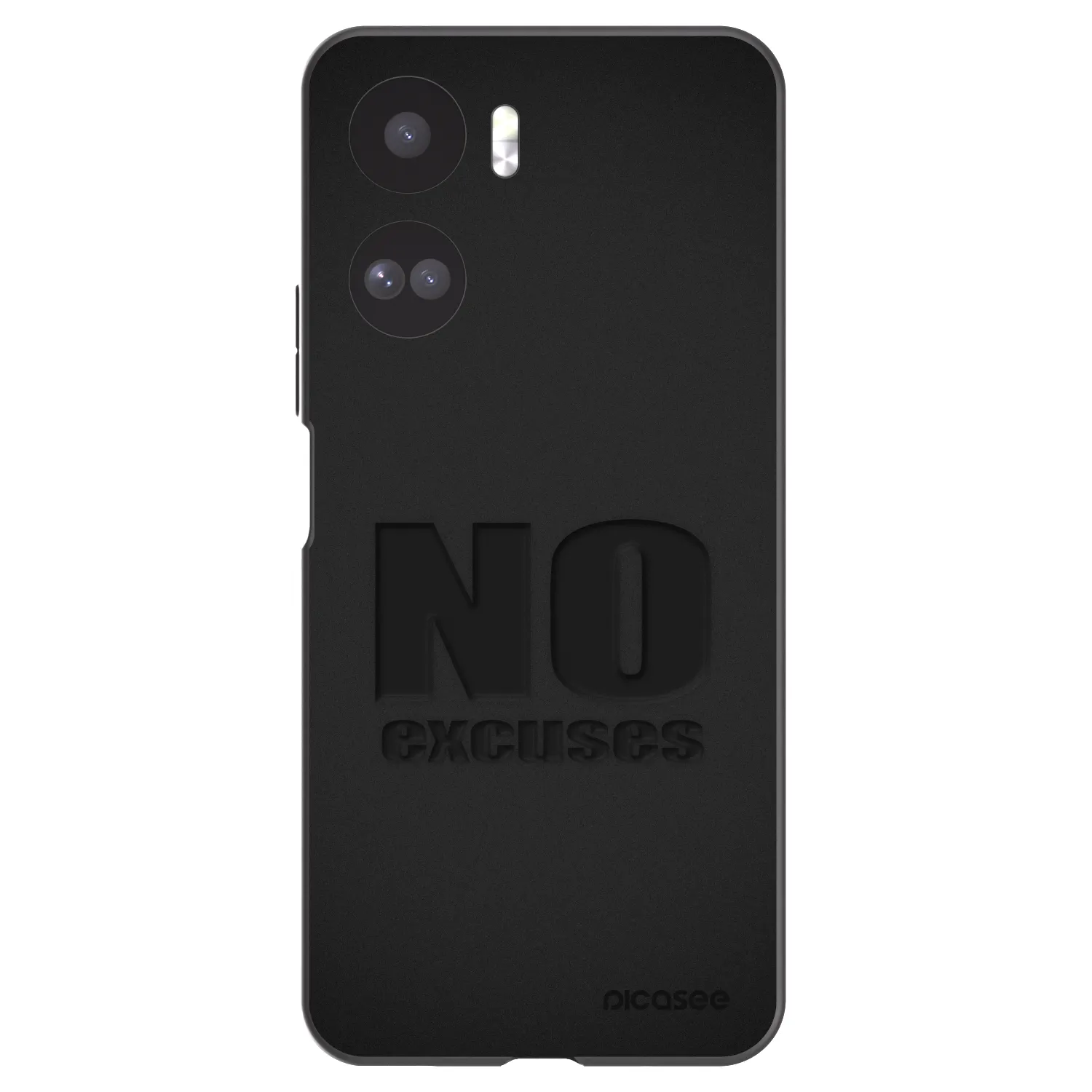 Picasee fekete szilikon tok az alábbi mobiltelefonokra Honor 90 Lite 5G - No Excuses