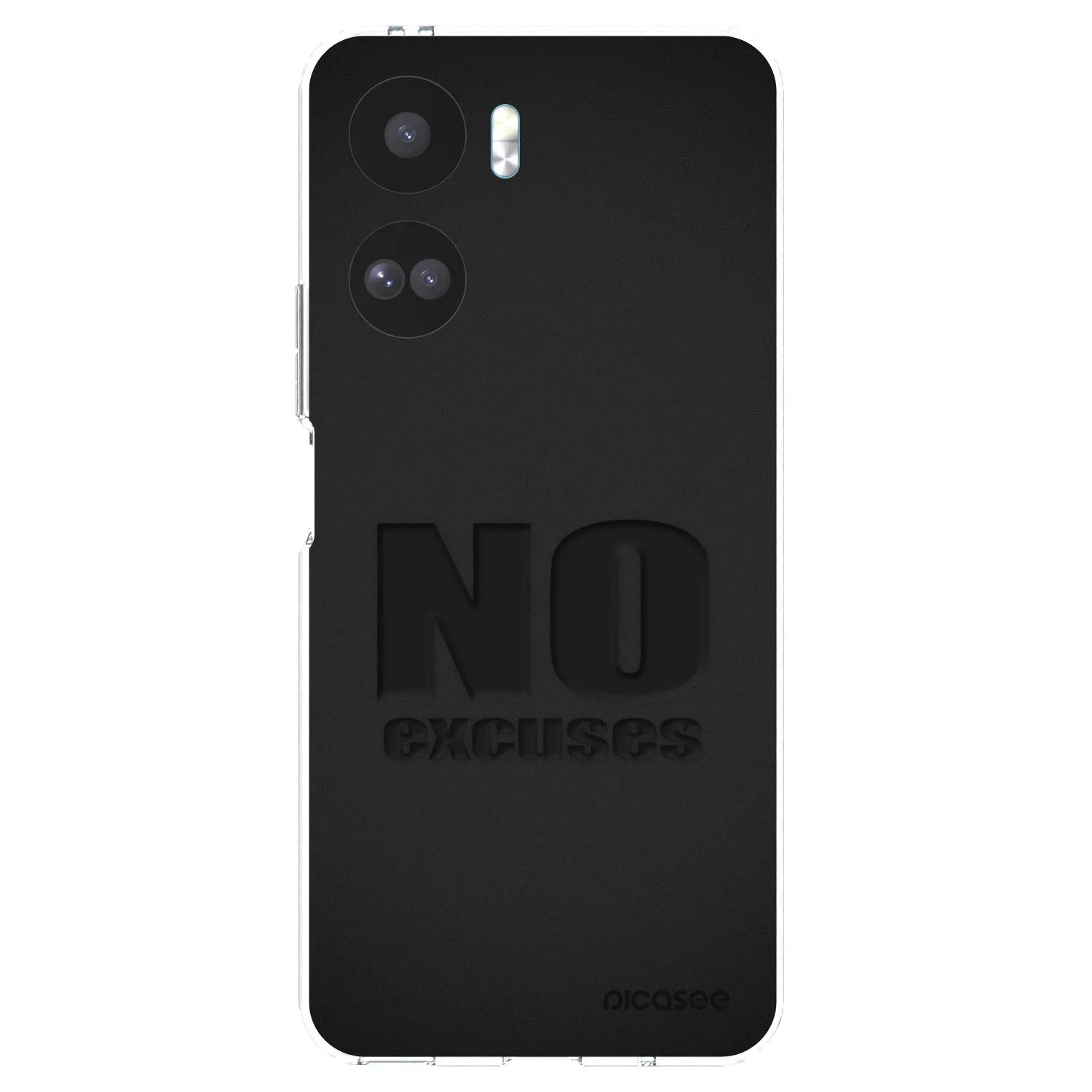 Picasee átlátszó szilikon tok az alábbi mobiltelefonokra Honor 90 Lite 5G - No Excuses