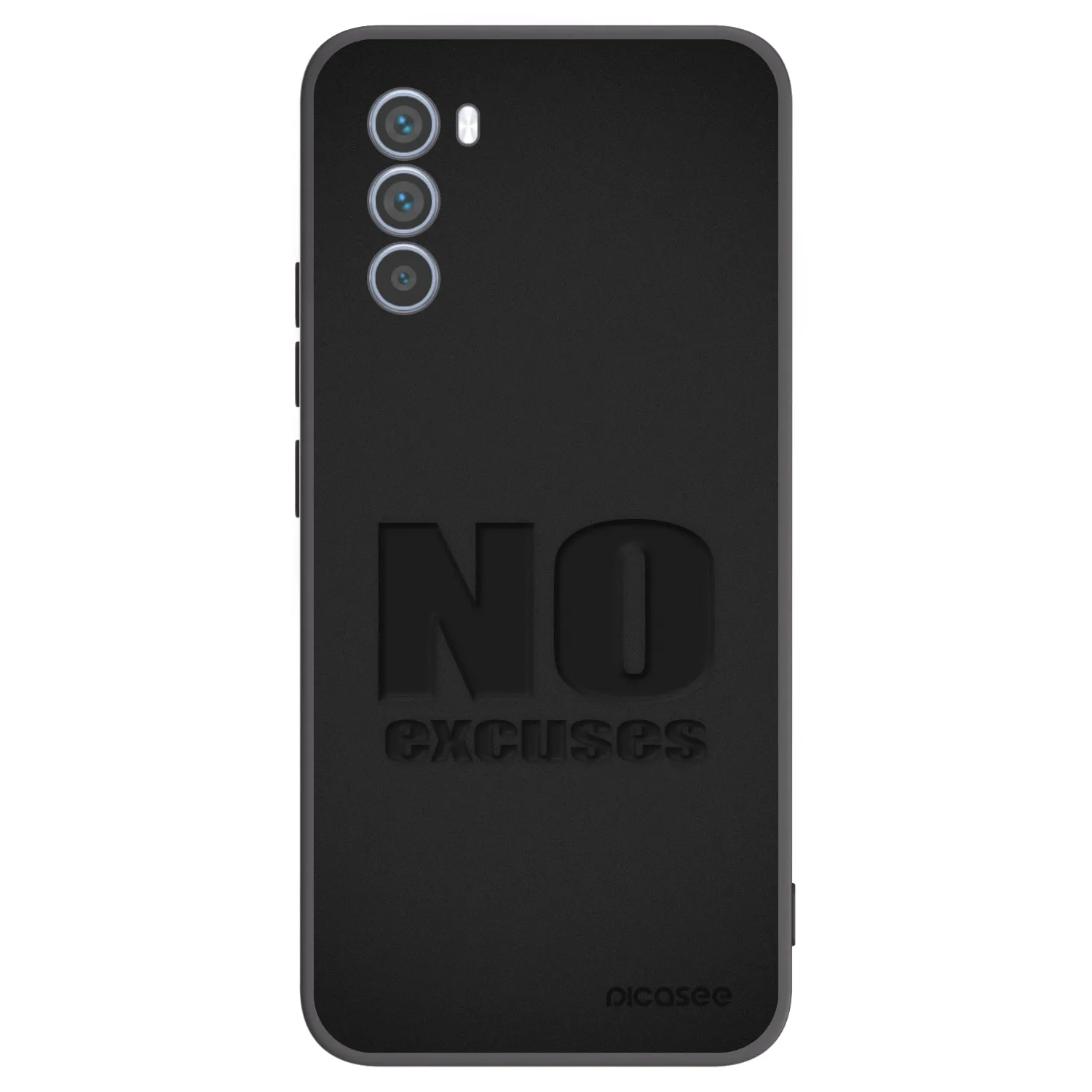 Picasee fekete szilikon tok az alábbi mobiltelefonokra Motorola Moto G62 - No Excuses