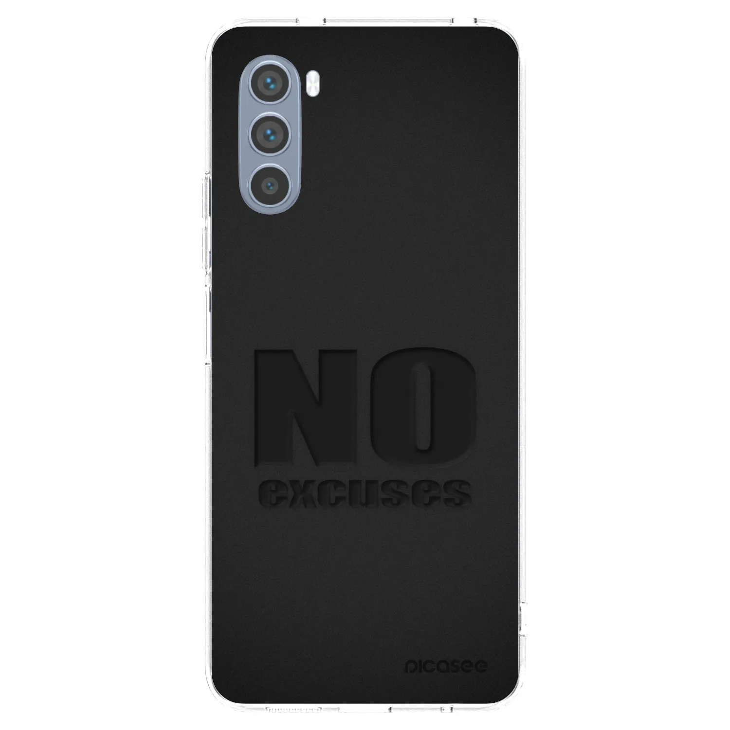 Picasee átlátszó szilikon tok az alábbi mobiltelefonokra Motorola Moto G62 - No Excuses