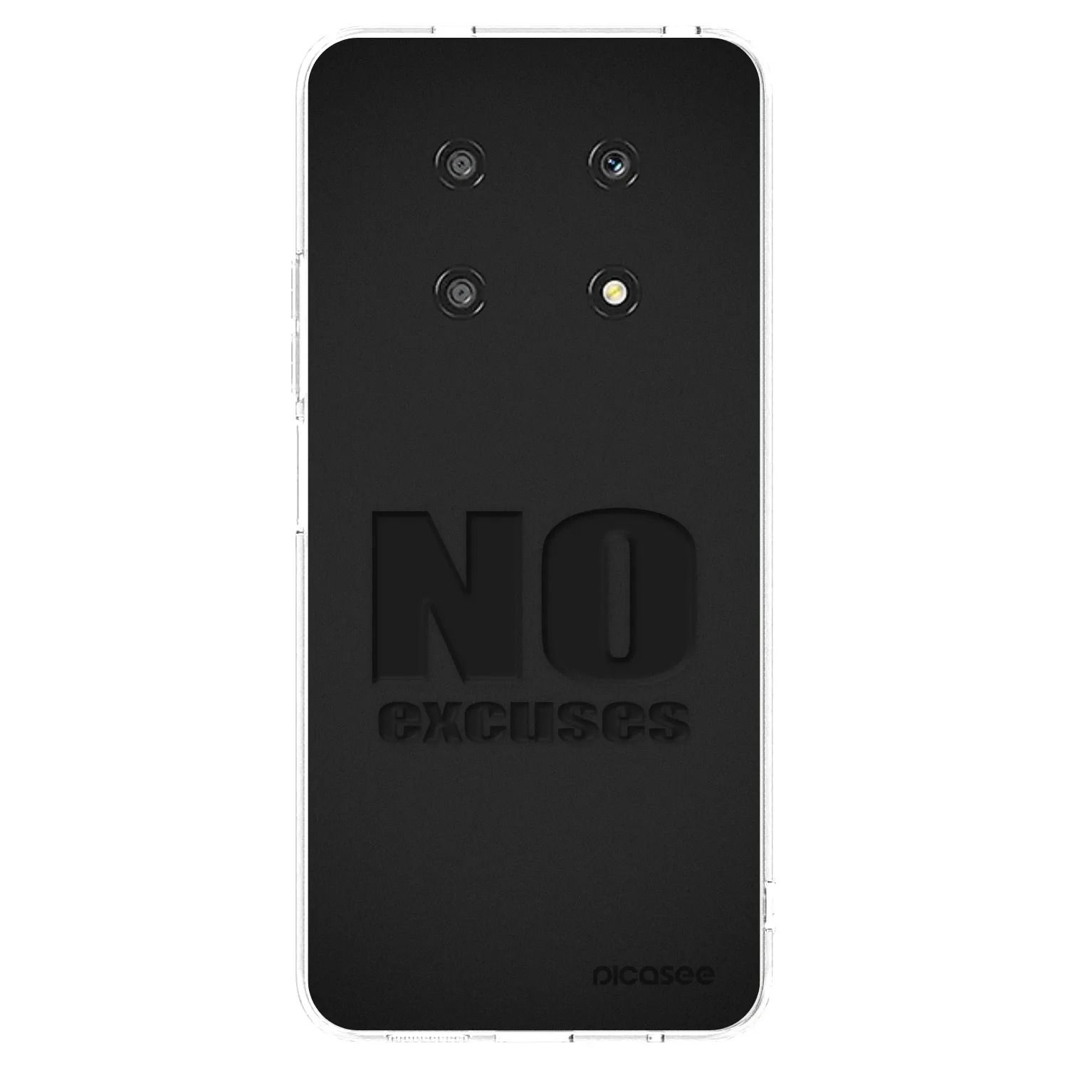 Picasee átlátszó szilikon tok az alábbi mobiltelefonokra Honor Magic4 Lite 5G - No Excuses