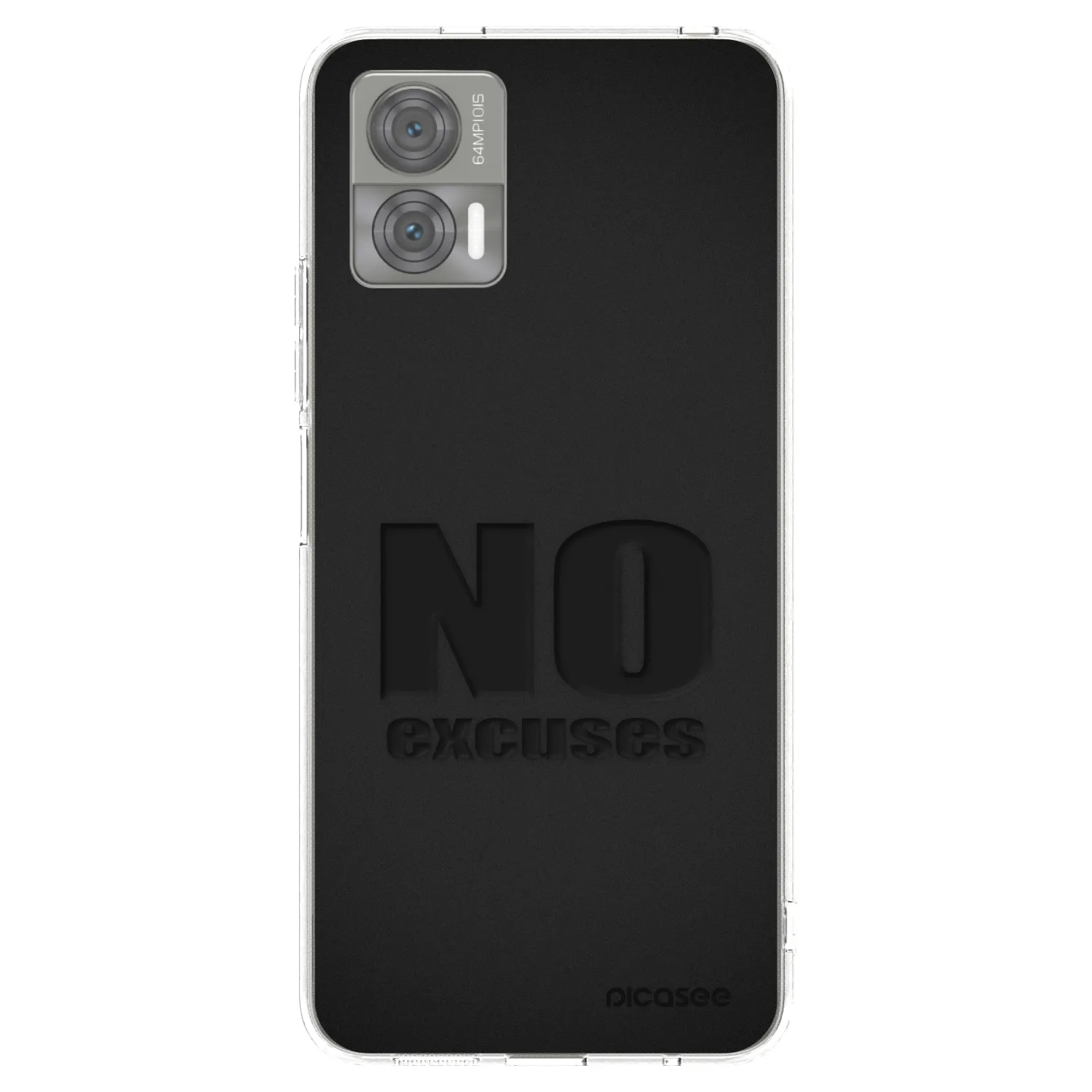 Picasee átlátszó szilikon tok az alábbi mobiltelefonokra Motorola Edge 30 Neo - No Excuses