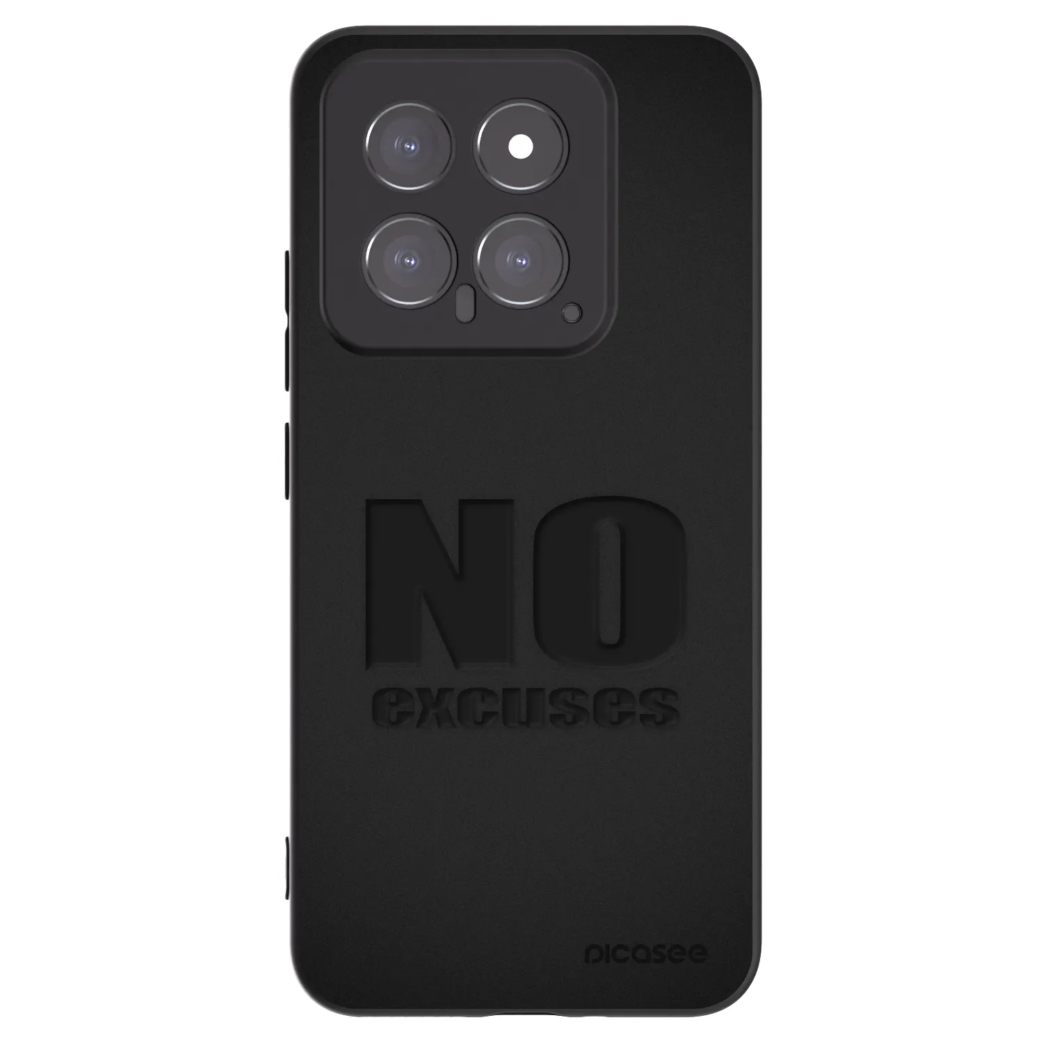 Picasee fekete szilikon tok az alábbi mobiltelefonokra Xiaomi 14 - No Excuses