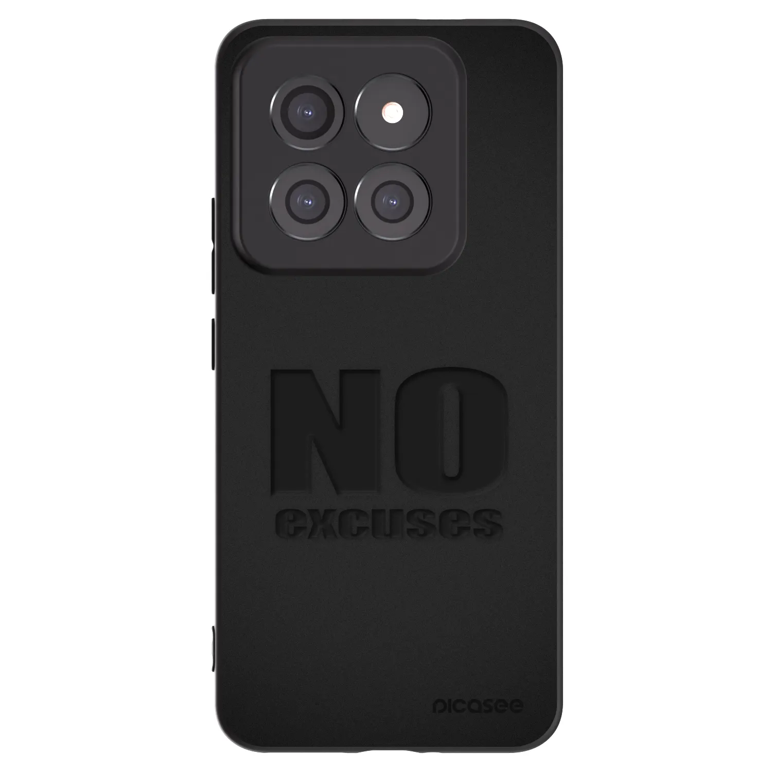 Picasee fekete szilikon tok az alábbi mobiltelefonokra Xiaomi 14 Pro - No Excuses