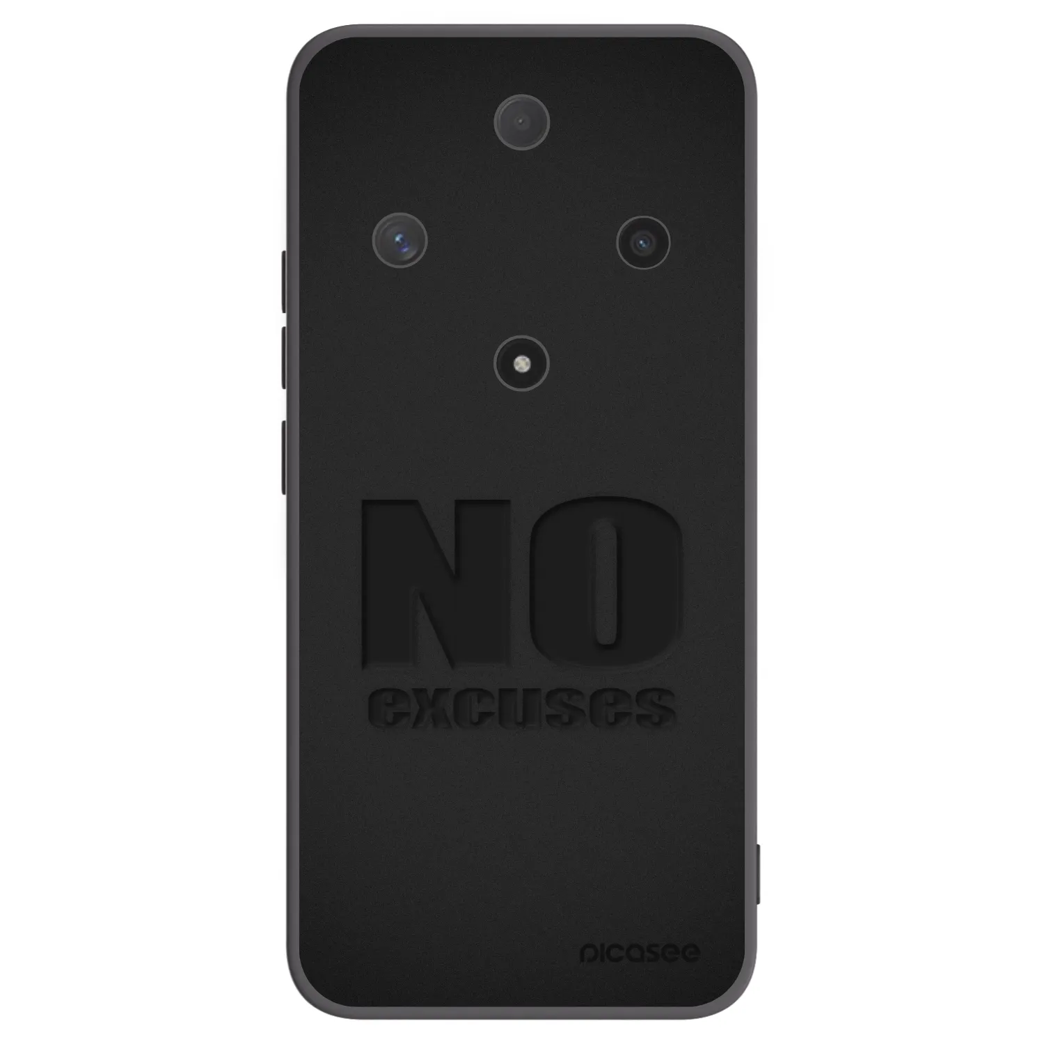 Picasee fekete szilikon tok az alábbi mobiltelefonokra Honor Magic6 Lite 5G - No Excuses