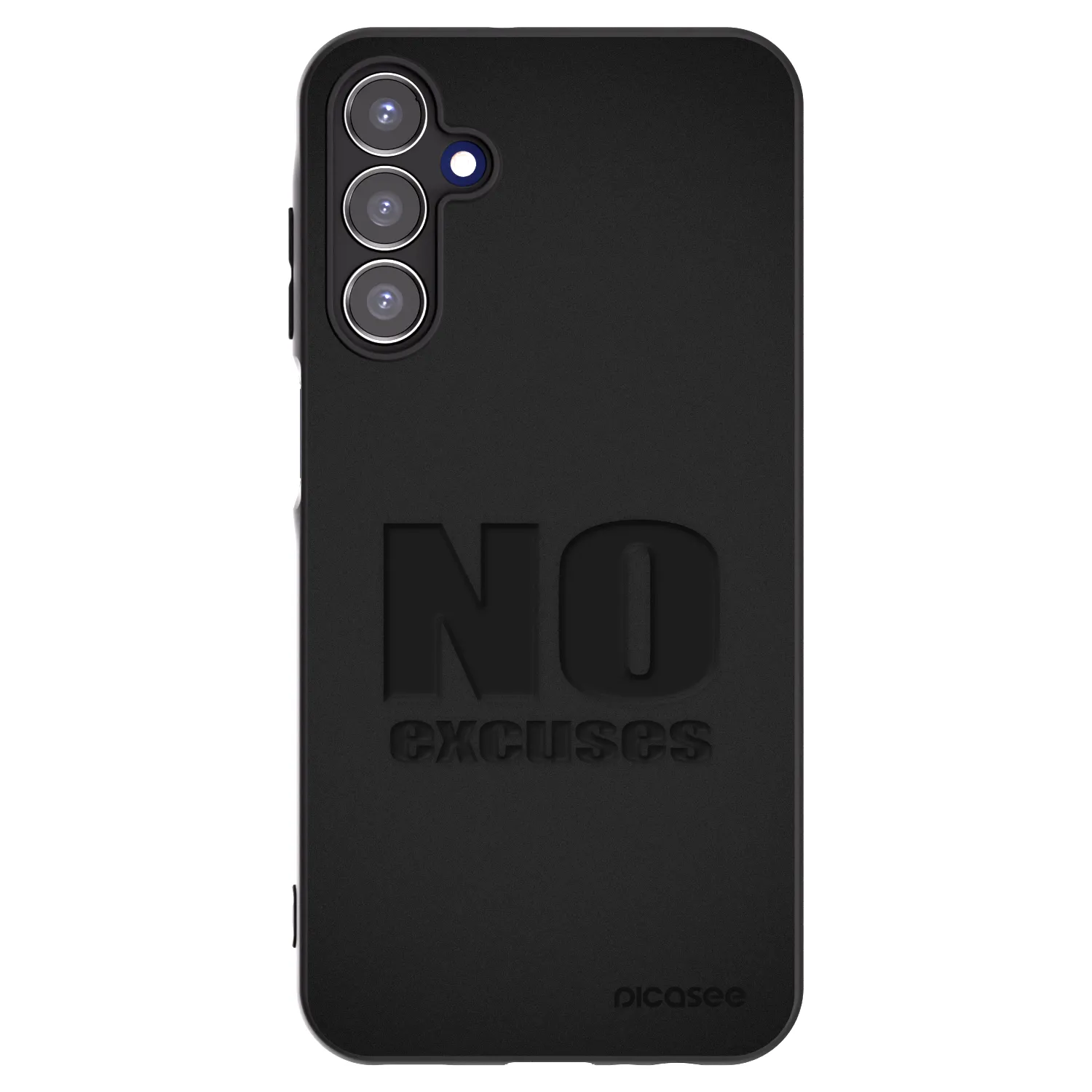 Picasee fekete szilikon tok az alábbi mobiltelefonokra Samsung Galaxy A15 A156B 5G - No Excuses