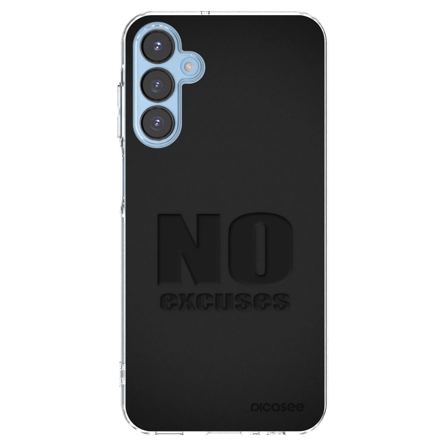Picasee átlátszó szilikon tok az alábbi mobiltelefonokra Samsung Galaxy A15 A156B 5G - No Excuses