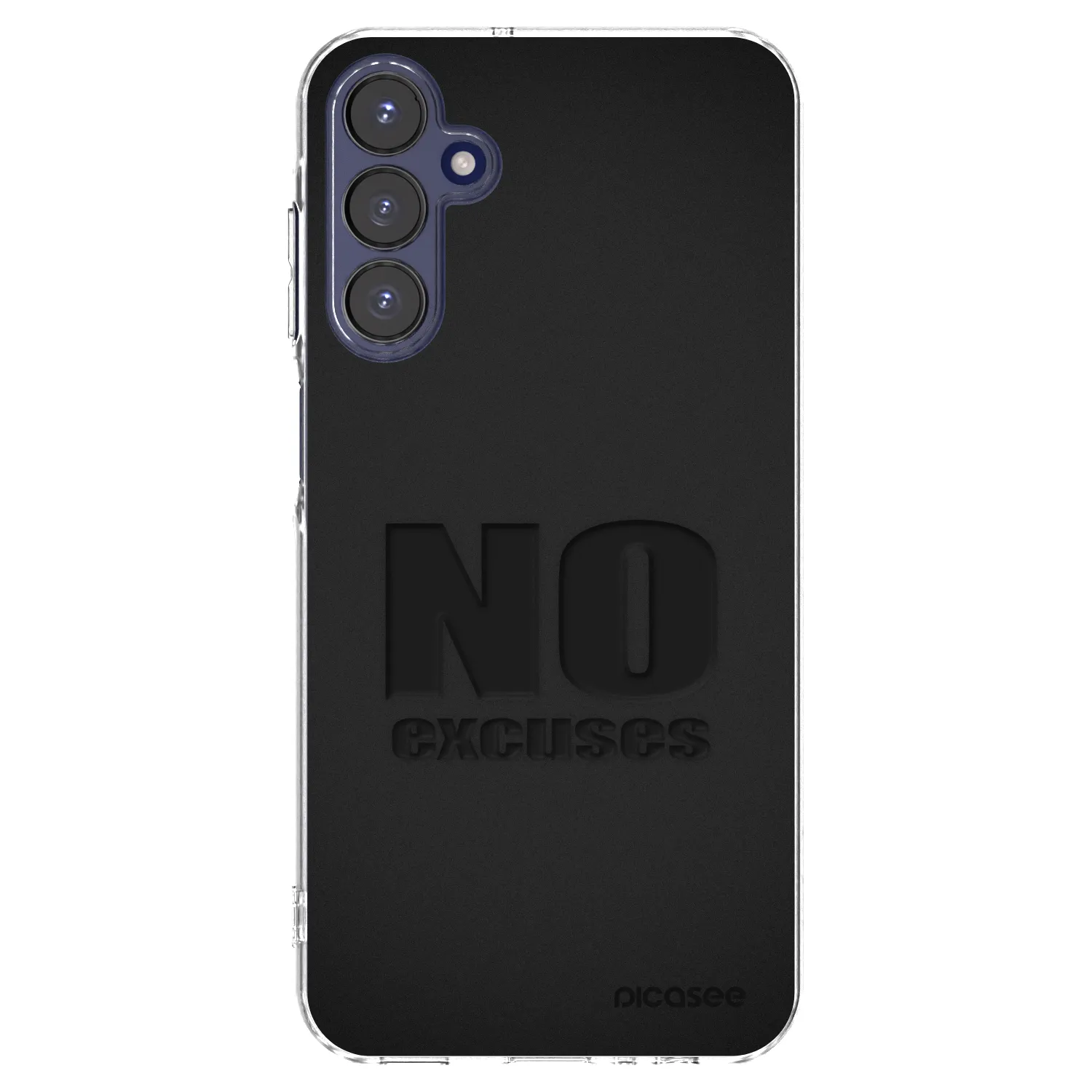 Picasee átlátszó szilikon tok az alábbi mobiltelefonokra Samsung Galaxy A15 A155F 4G - No Excuses
