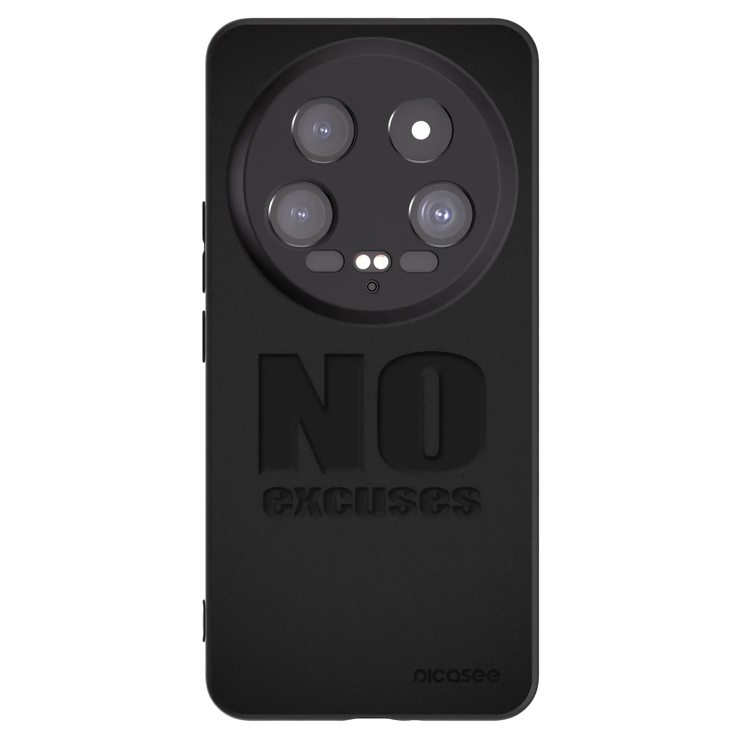Picasee fekete szilikon tok az alábbi mobiltelefonokra Xiaomi 14 Ultra - No Excuses