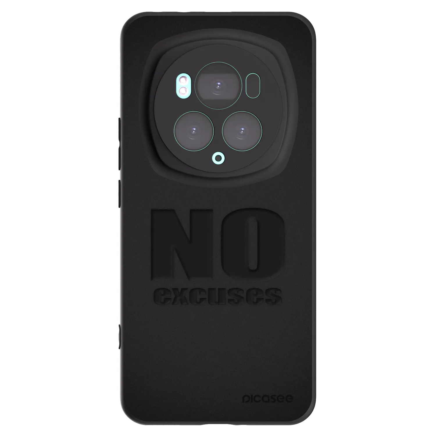 Picasee fekete szilikon tok az alábbi mobiltelefonokra Honor Magic6 Pro - No Excuses