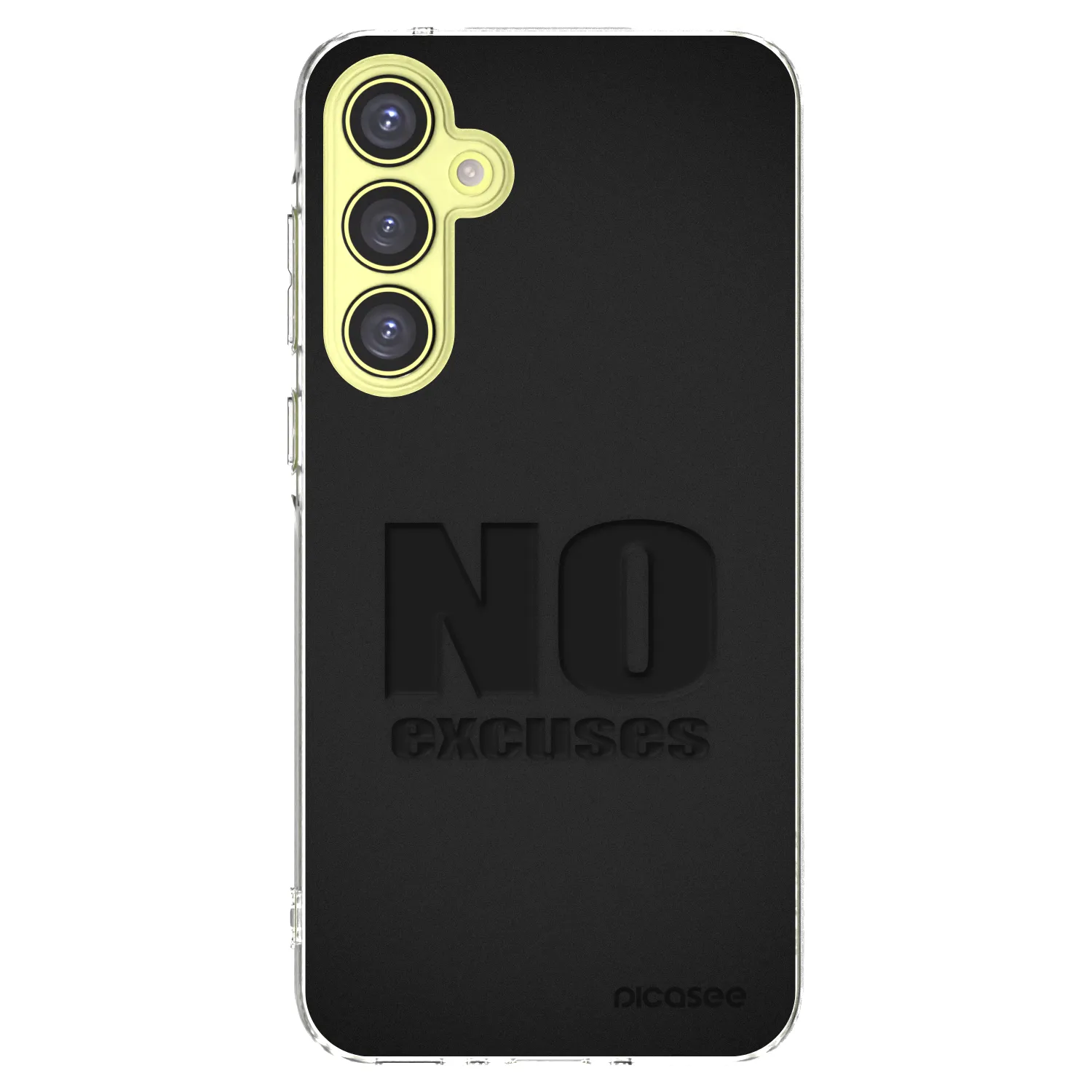 Picasee átlátszó szilikon tok az alábbi mobiltelefonokra Samsung Galaxy A35 5G A356B - No Excuses