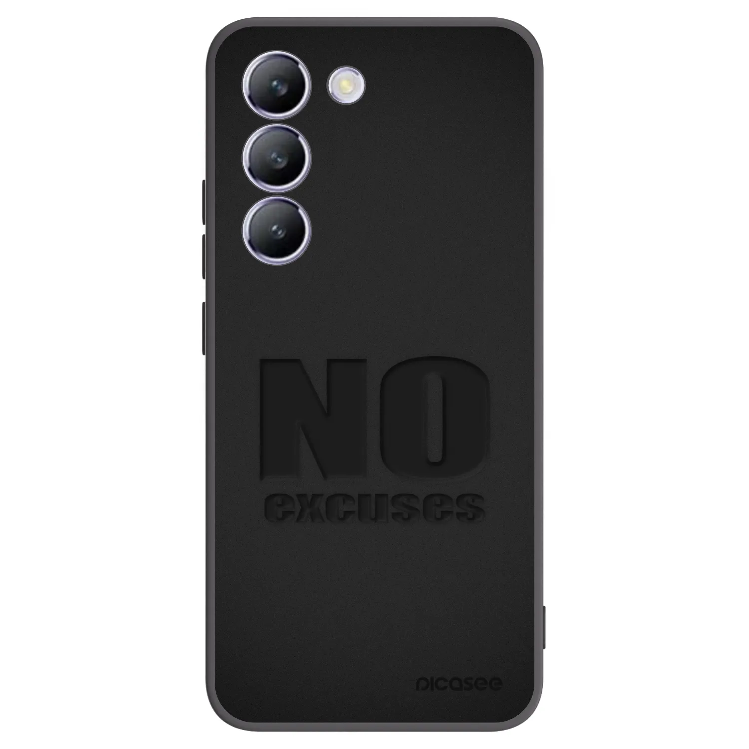 Picasee fekete szilikon tok az alábbi mobiltelefonokra Vivo V40 SE 5G - No Excuses