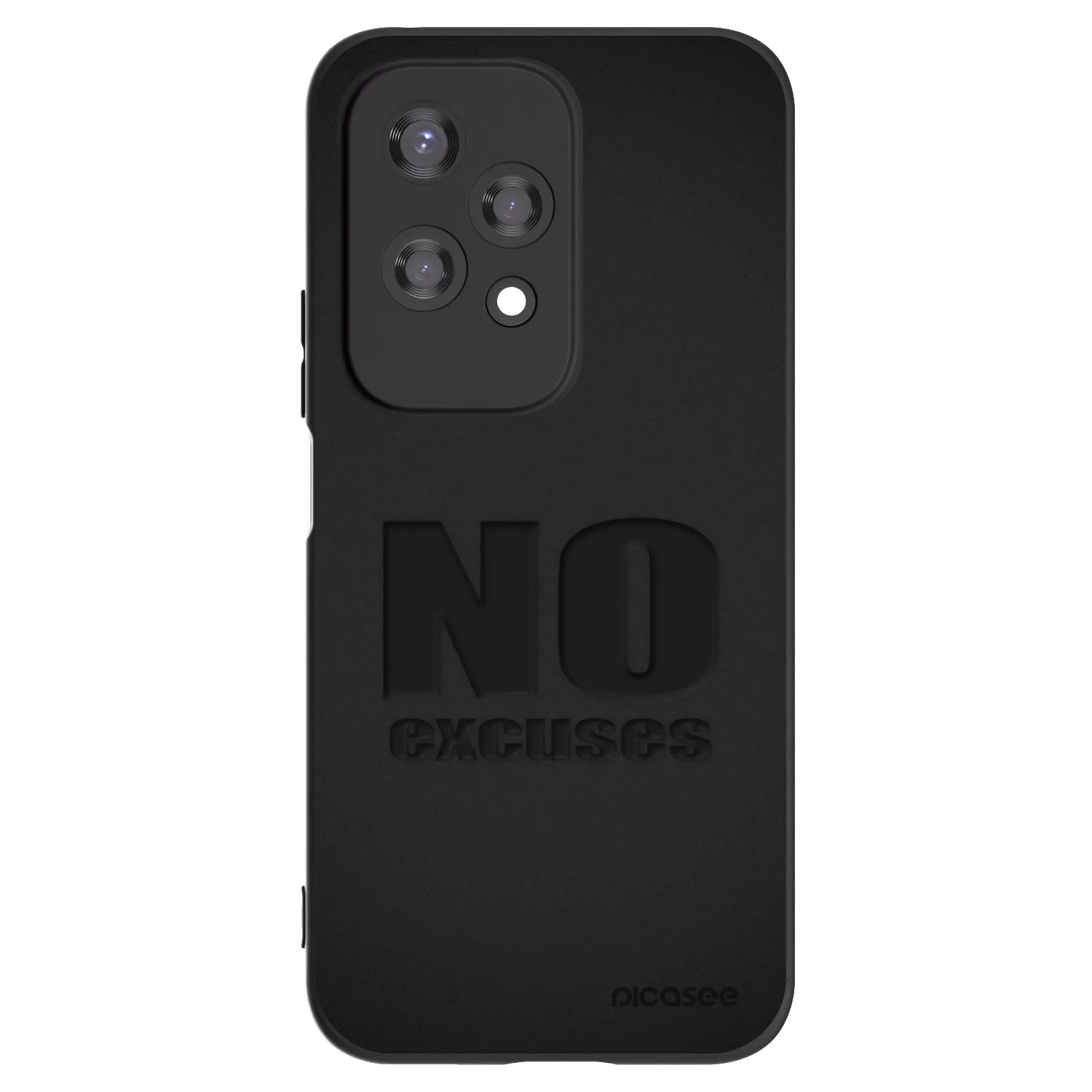 Picasee fekete szilikon tok az alábbi mobiltelefonokra Honor 200 Lite - No Excuses