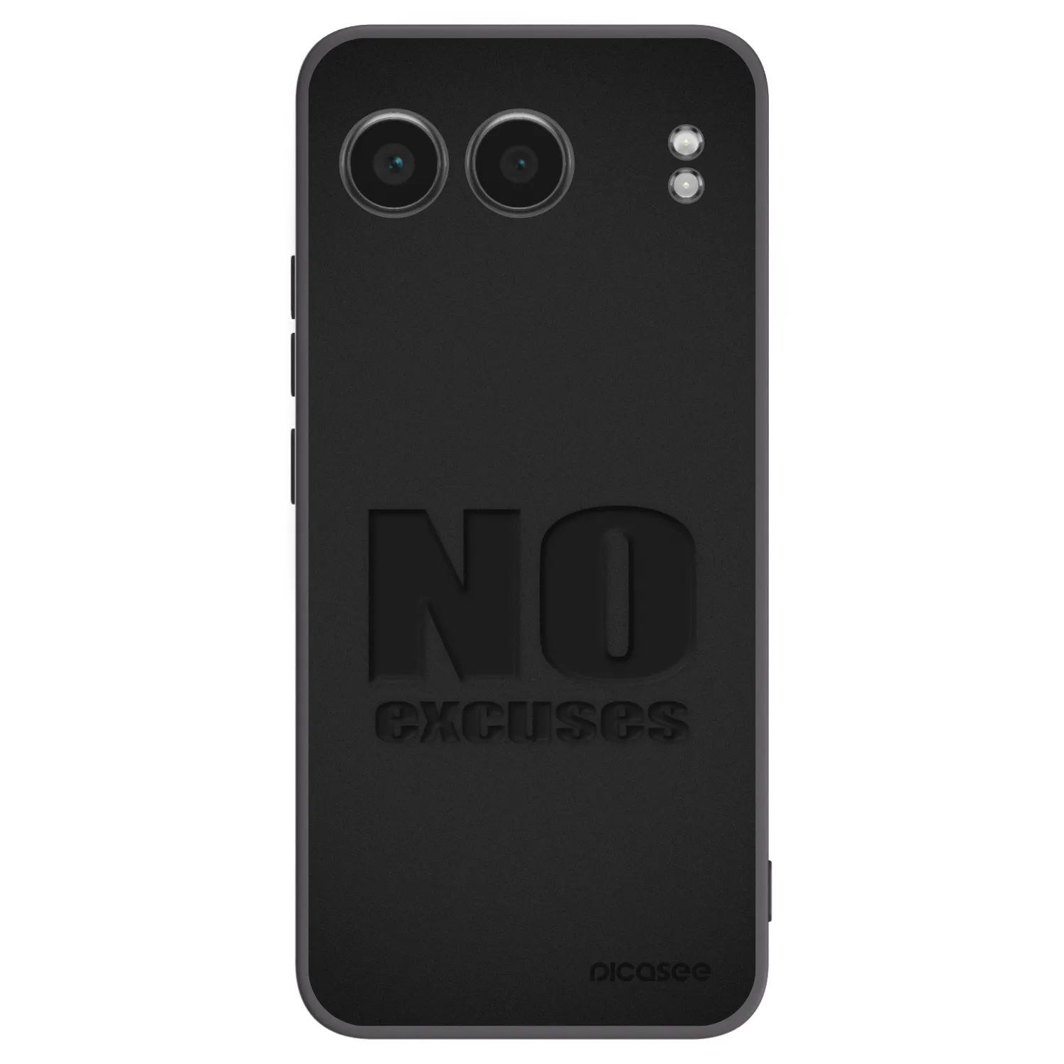 Picasee fekete szilikon tok az alábbi mobiltelefonokra OnePlus Nord 4 - No Excuses