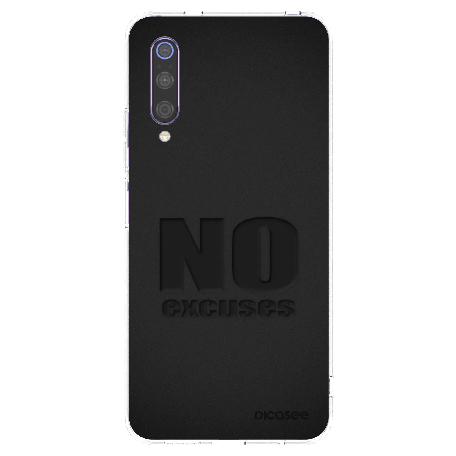 Picasee átlátszó szilikon tok az alábbi mobiltelefonokra Xiaomi Mi 9 - No Excuses