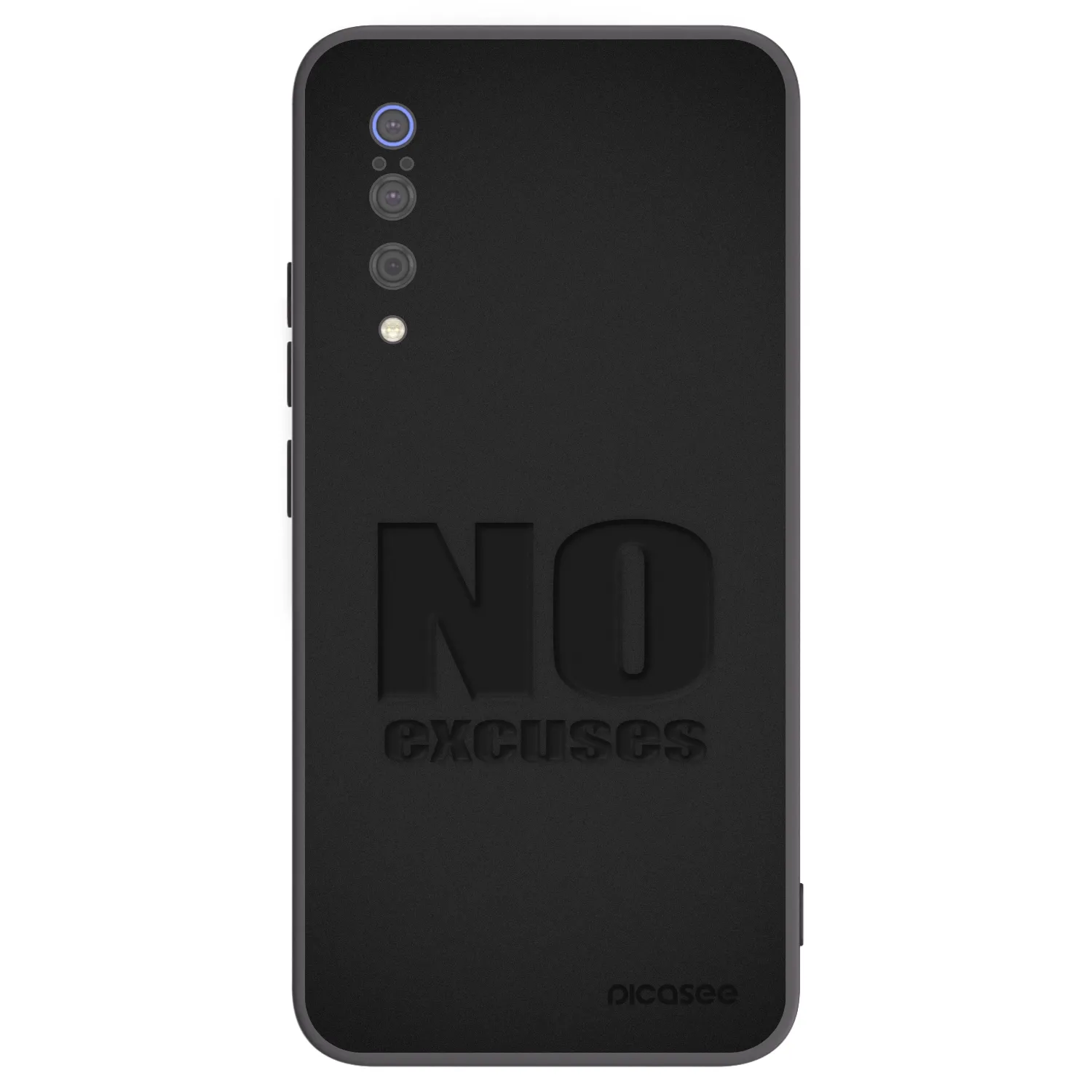 Picasee fekete szilikon tok az alábbi mobiltelefonokra Xiaomi Mi 9 - No Excuses