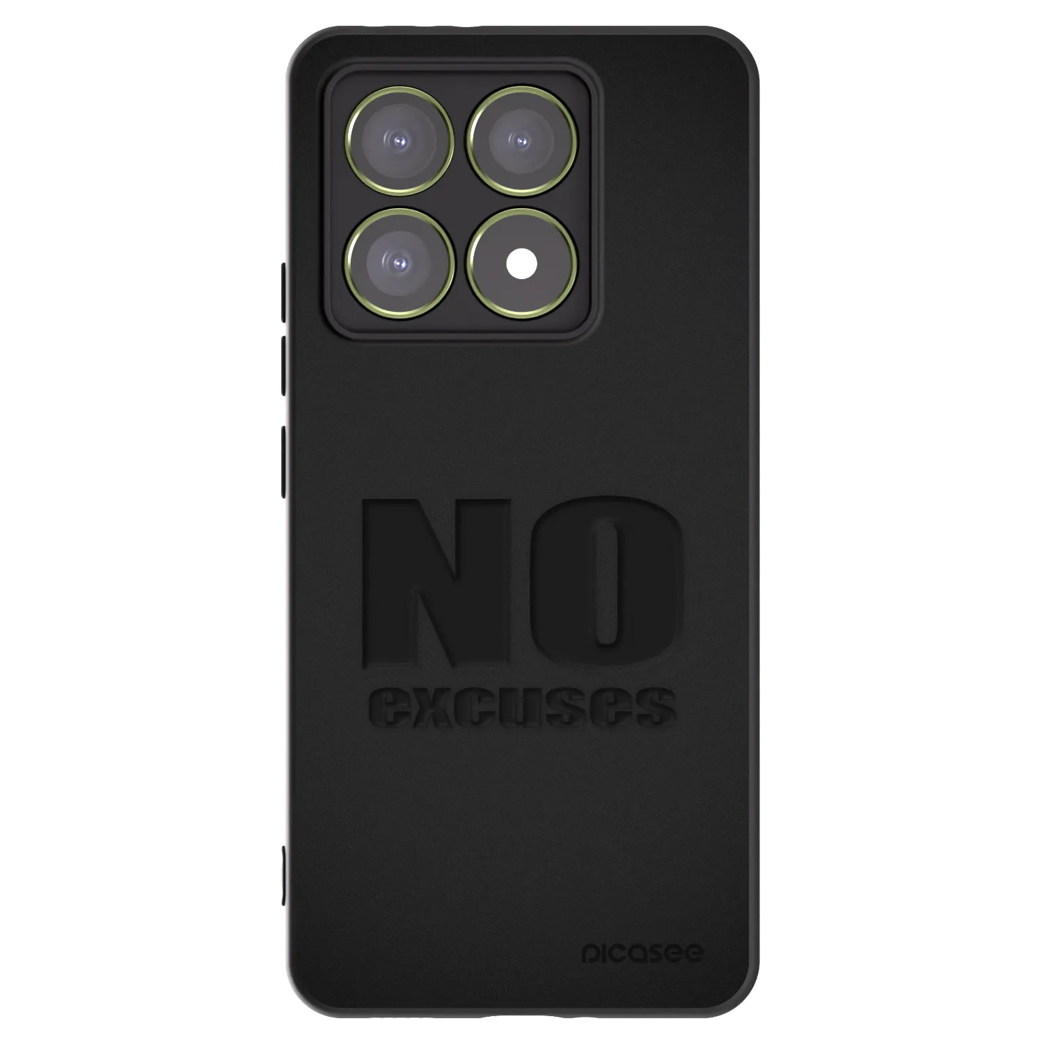 Picasee fekete szilikon tok az alábbi mobiltelefonokra Xiaomi 14T - No Excuses
