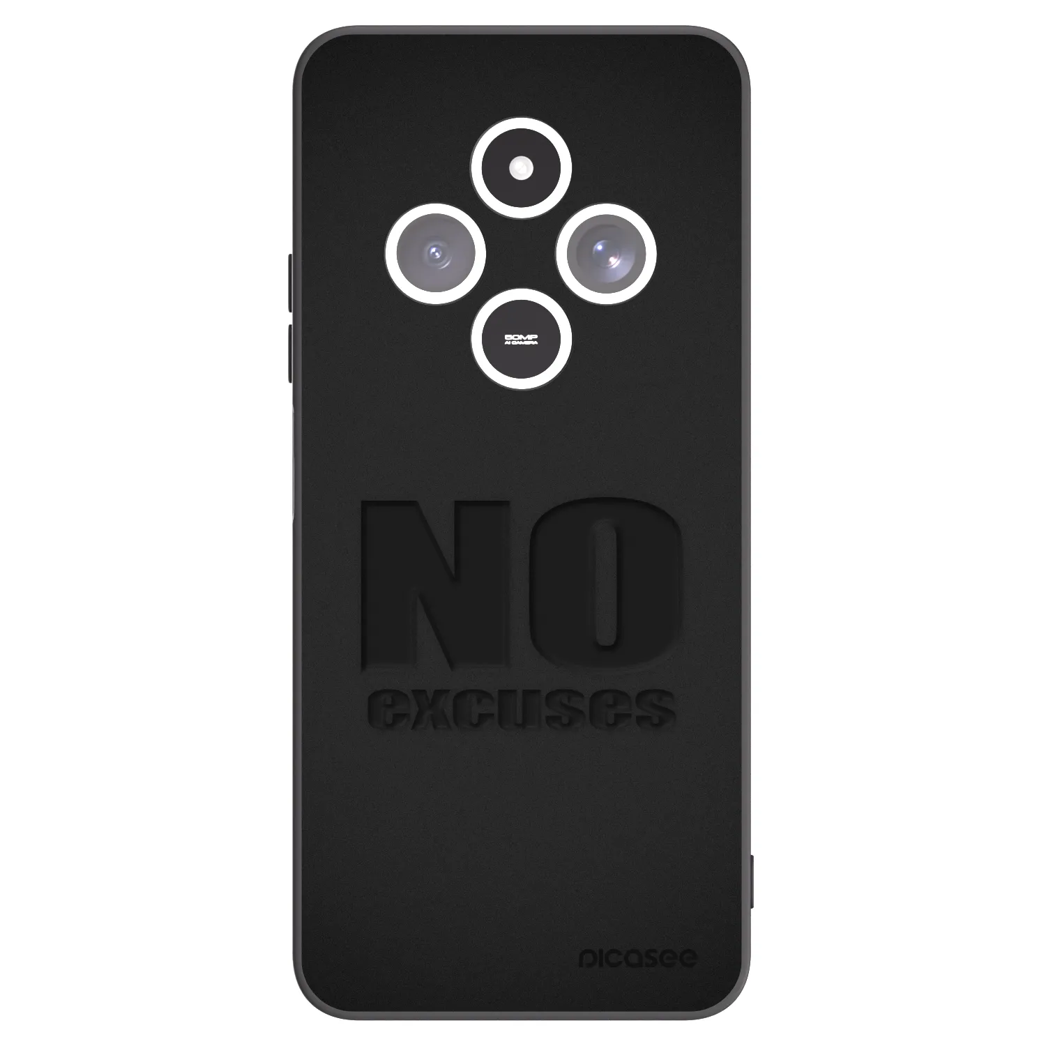 Picasee fekete szilikon tok az alábbi mobiltelefonokra Xiaomi Redmi 14C - No Excuses