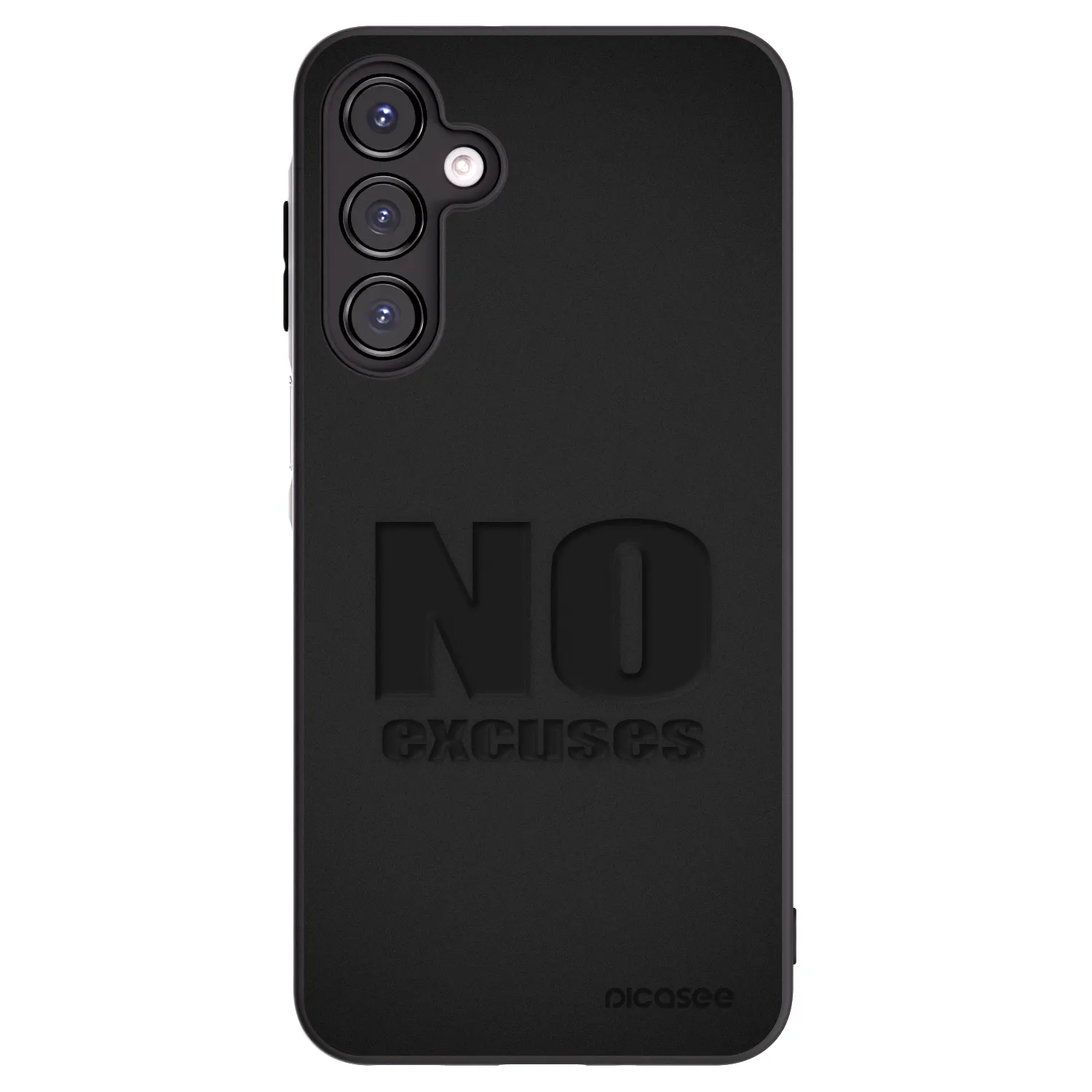 Picasee fekete szilikon tok az alábbi mobiltelefonokra Samsung Galaxy A16 5G - No Excuses